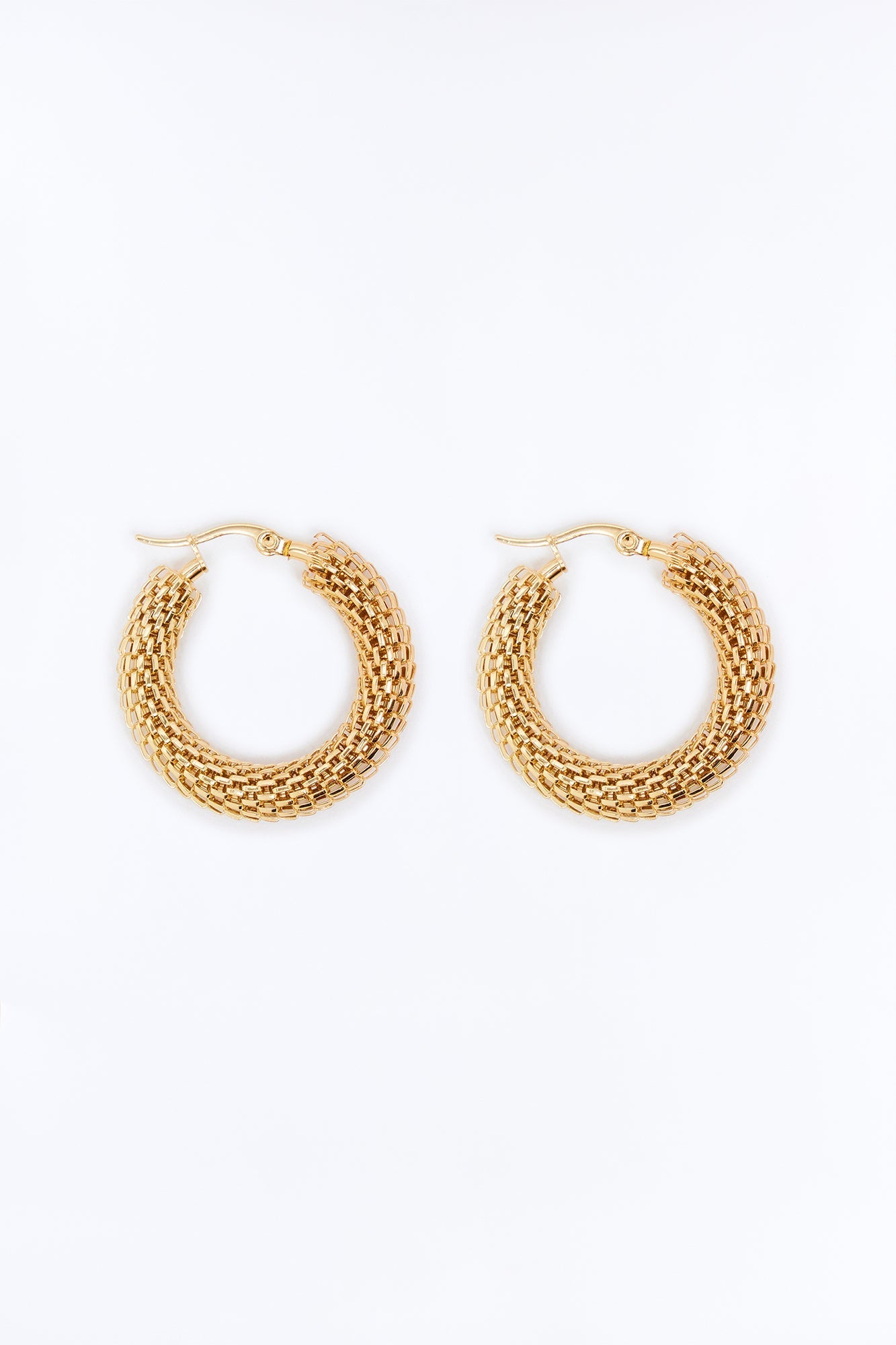 Rebel Hoop Earrings - Gold