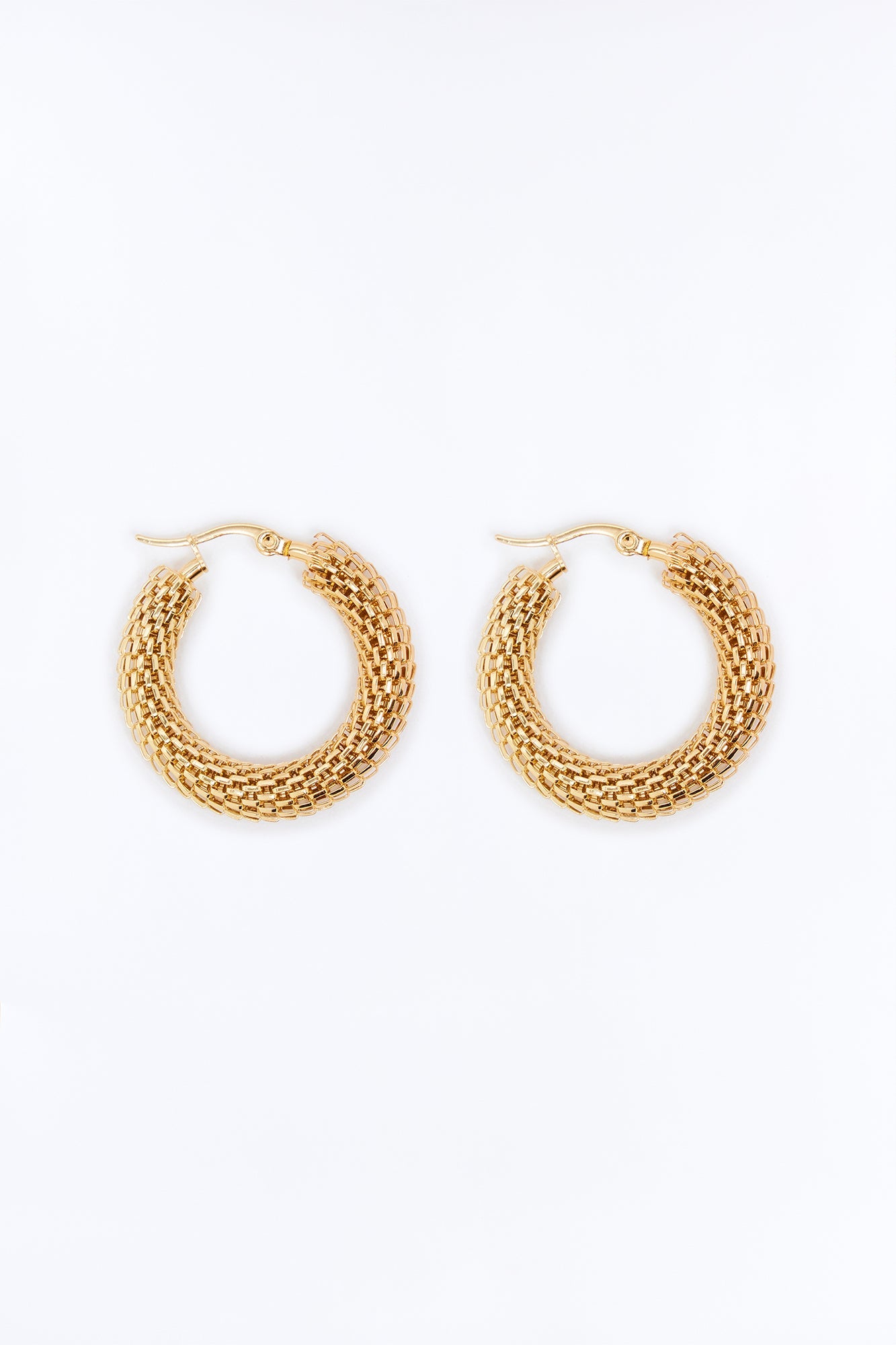 Rebel Hoop Earrings - Gold