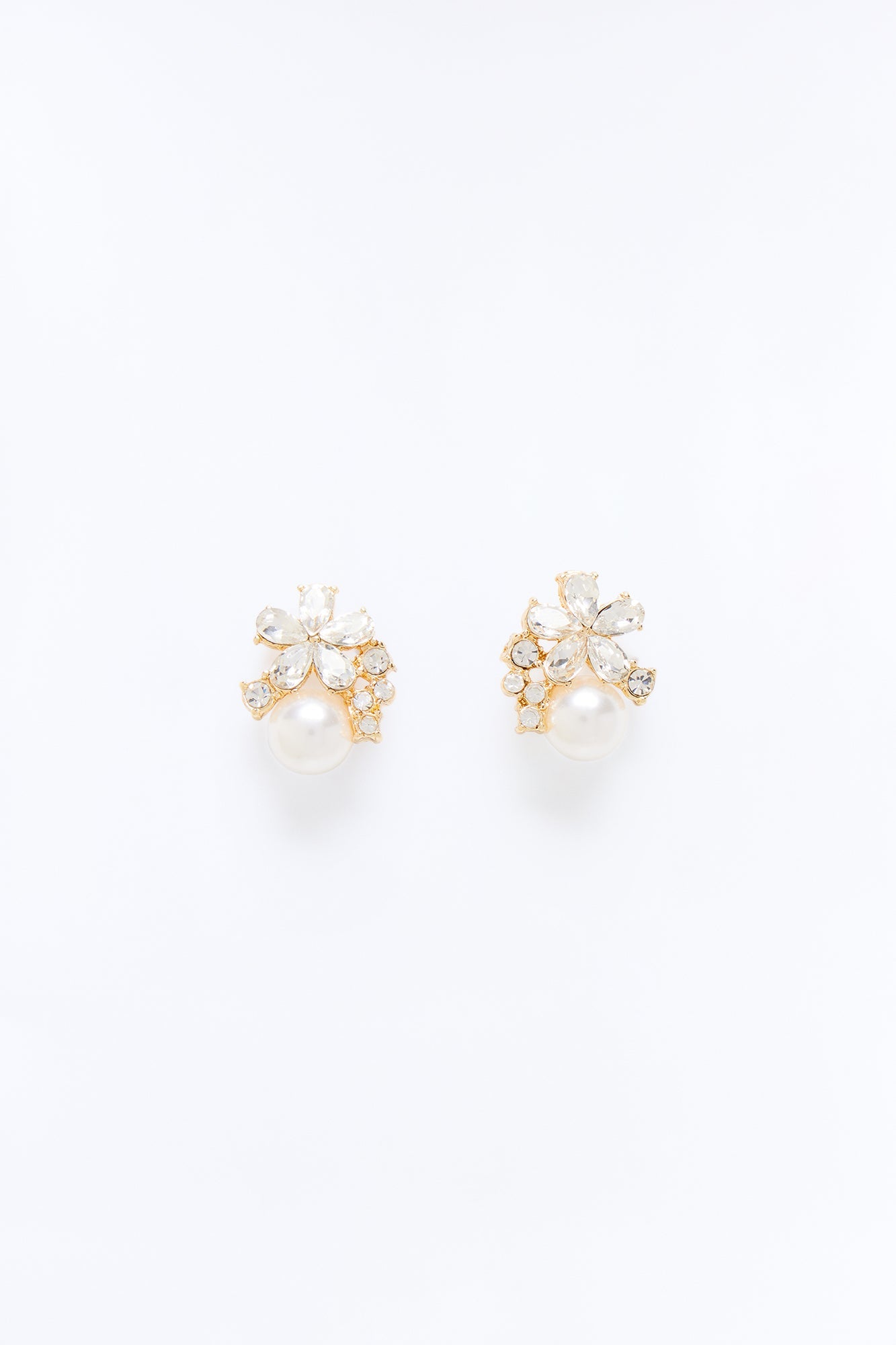 Soft Crush Stud Earrings - Gold