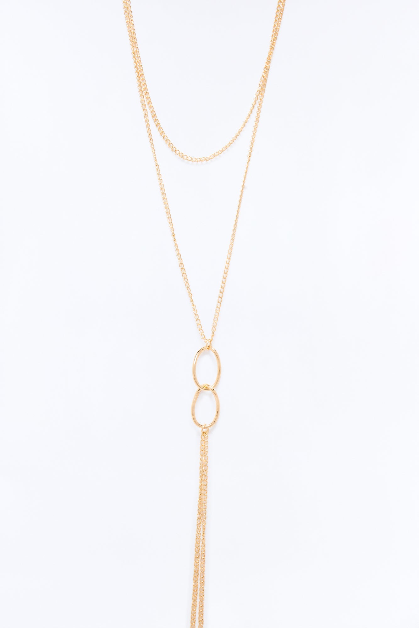 Heart Center Body Chain - Gold