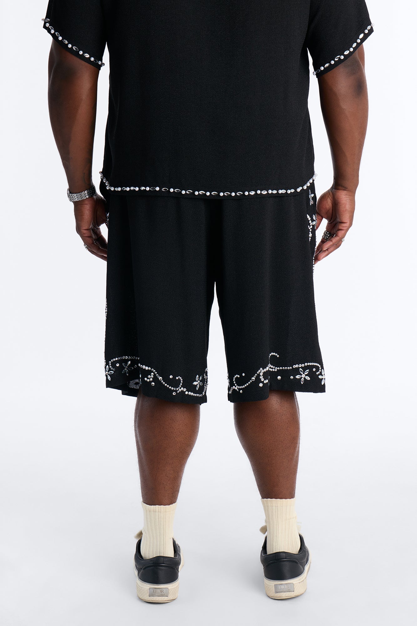 Baggy Wanderlust Pearl Journey Short - Black