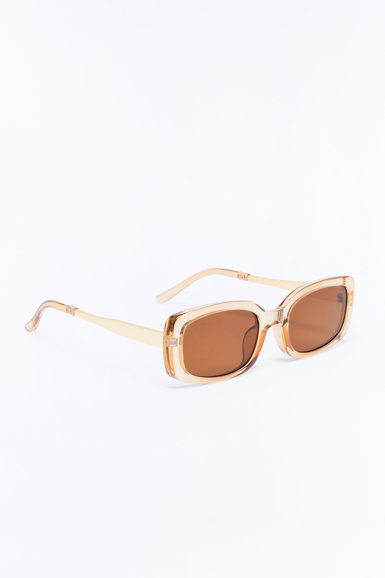 In Uniform Square Sunglasses - Brown