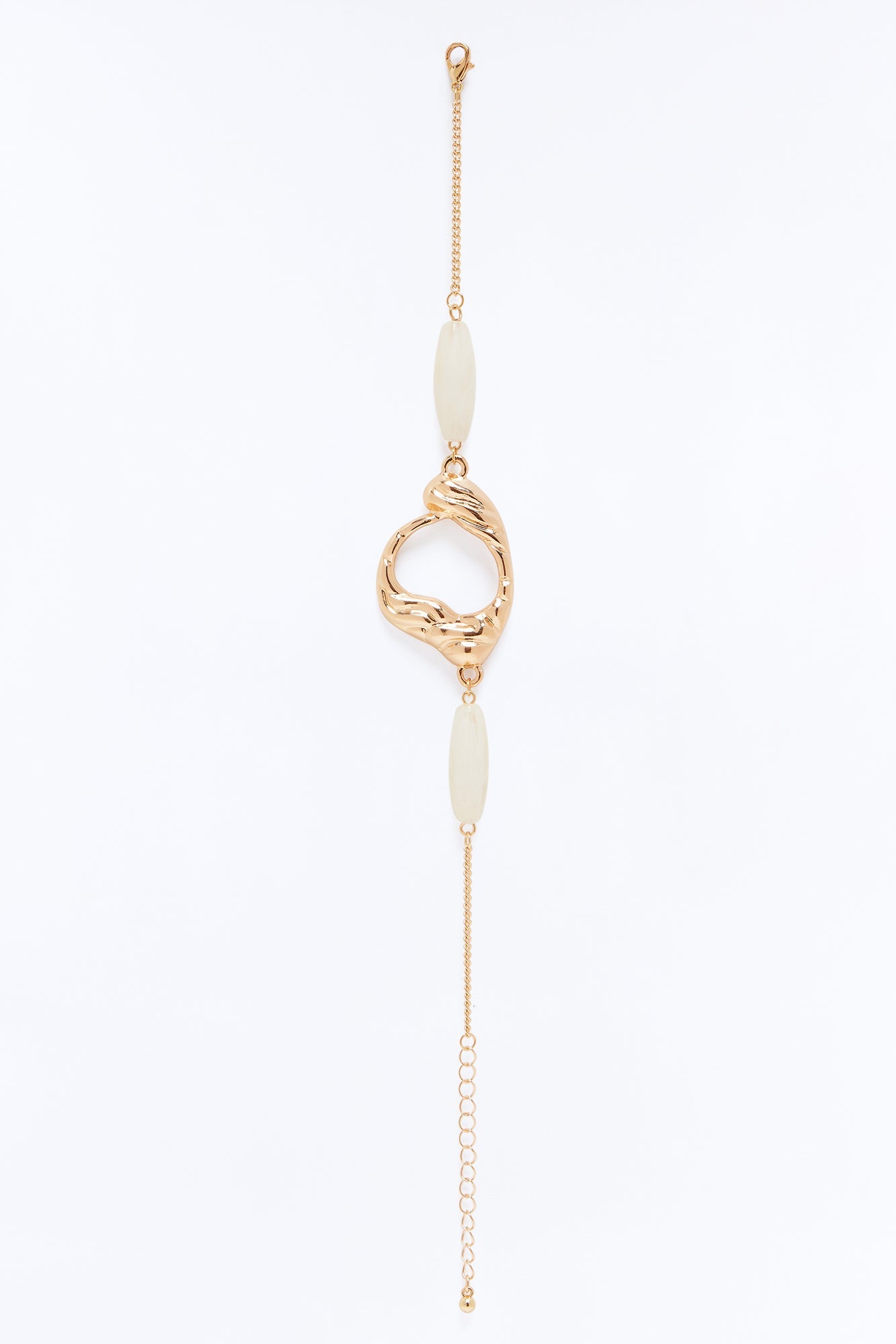 Shore Seashell Hardware Anklet - Gold/combo