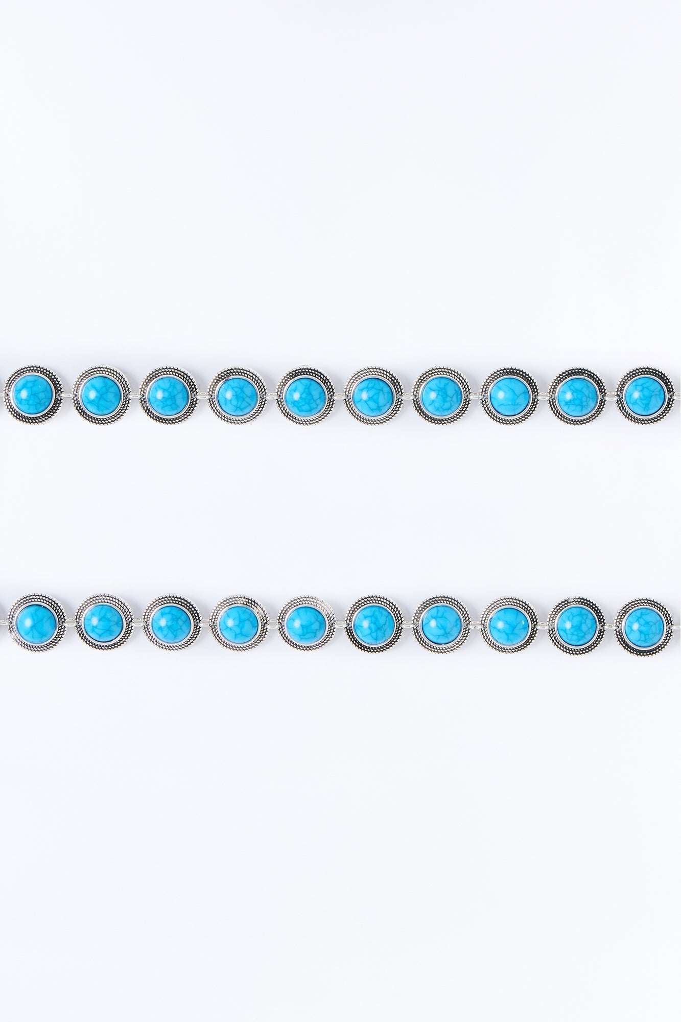Dusty Trail Jeweled Boot Chain 2 Pack - Blue