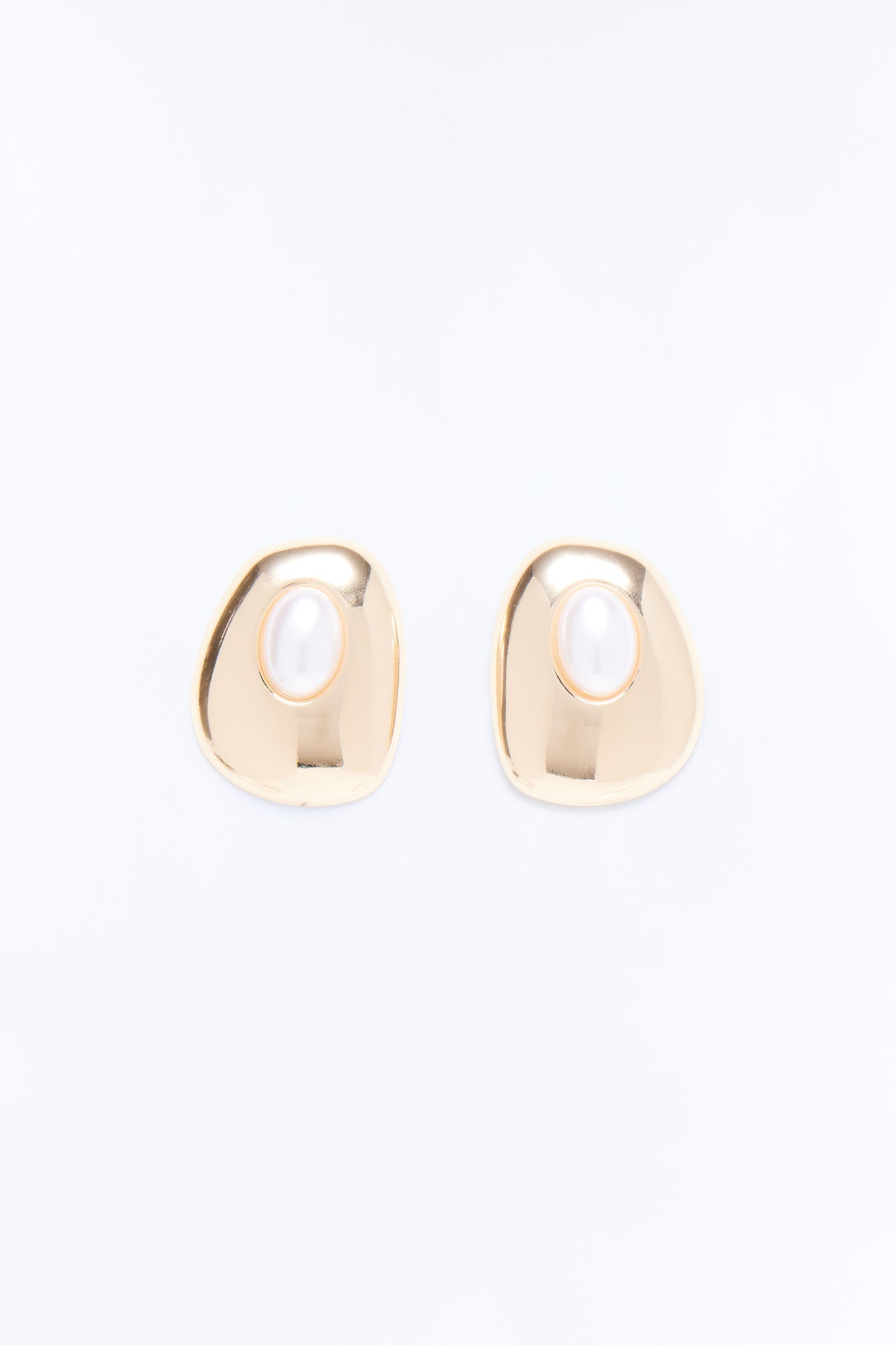 Adora Earrings - White/Gold
