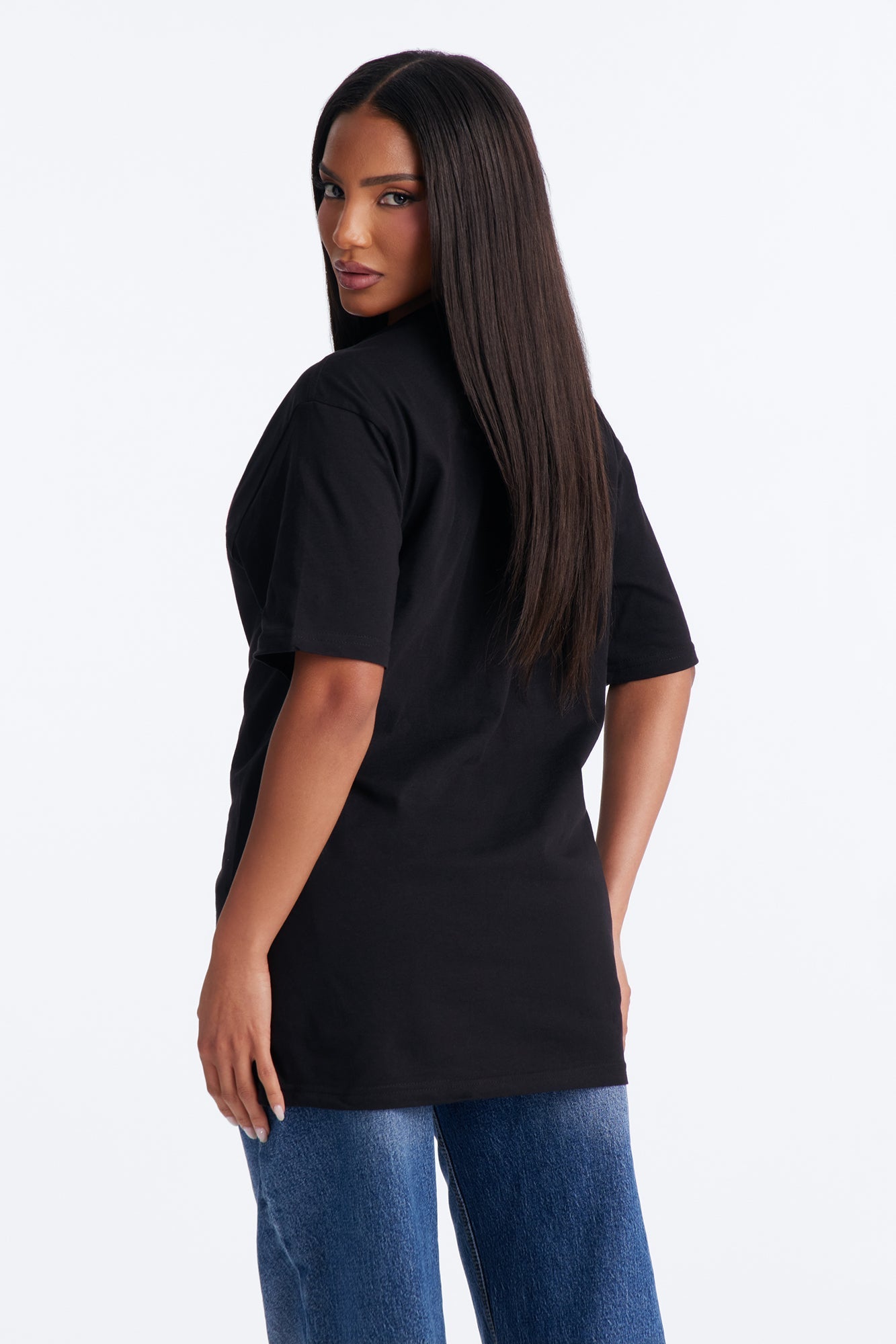 Random Tuesday Oversized T Shirt - Black