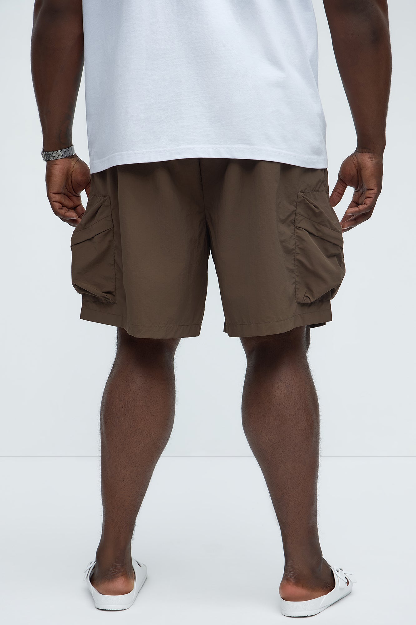 Take A Hike Cargo Shorts - Brown