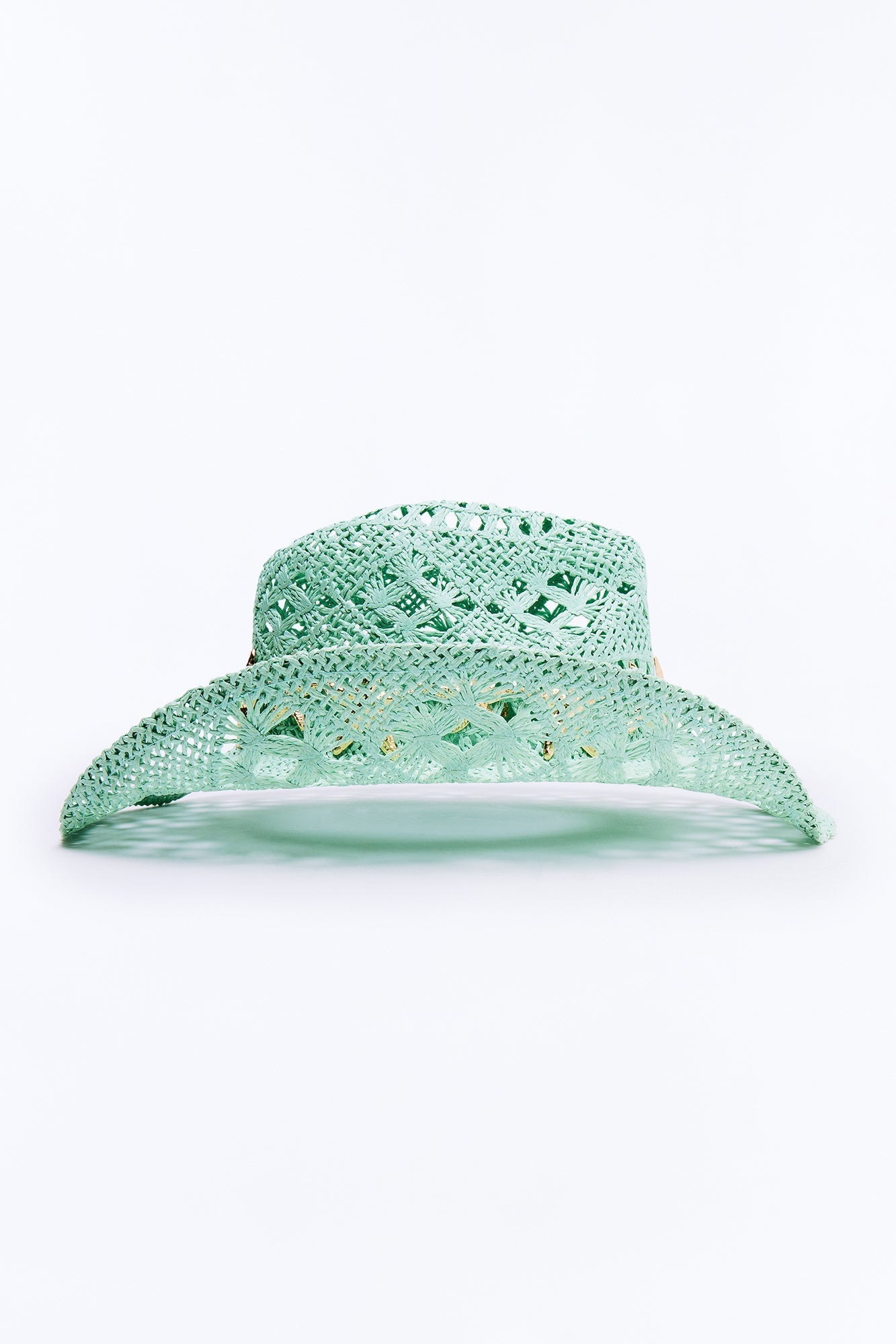Island Star Straw Cowboy Hat - Mint