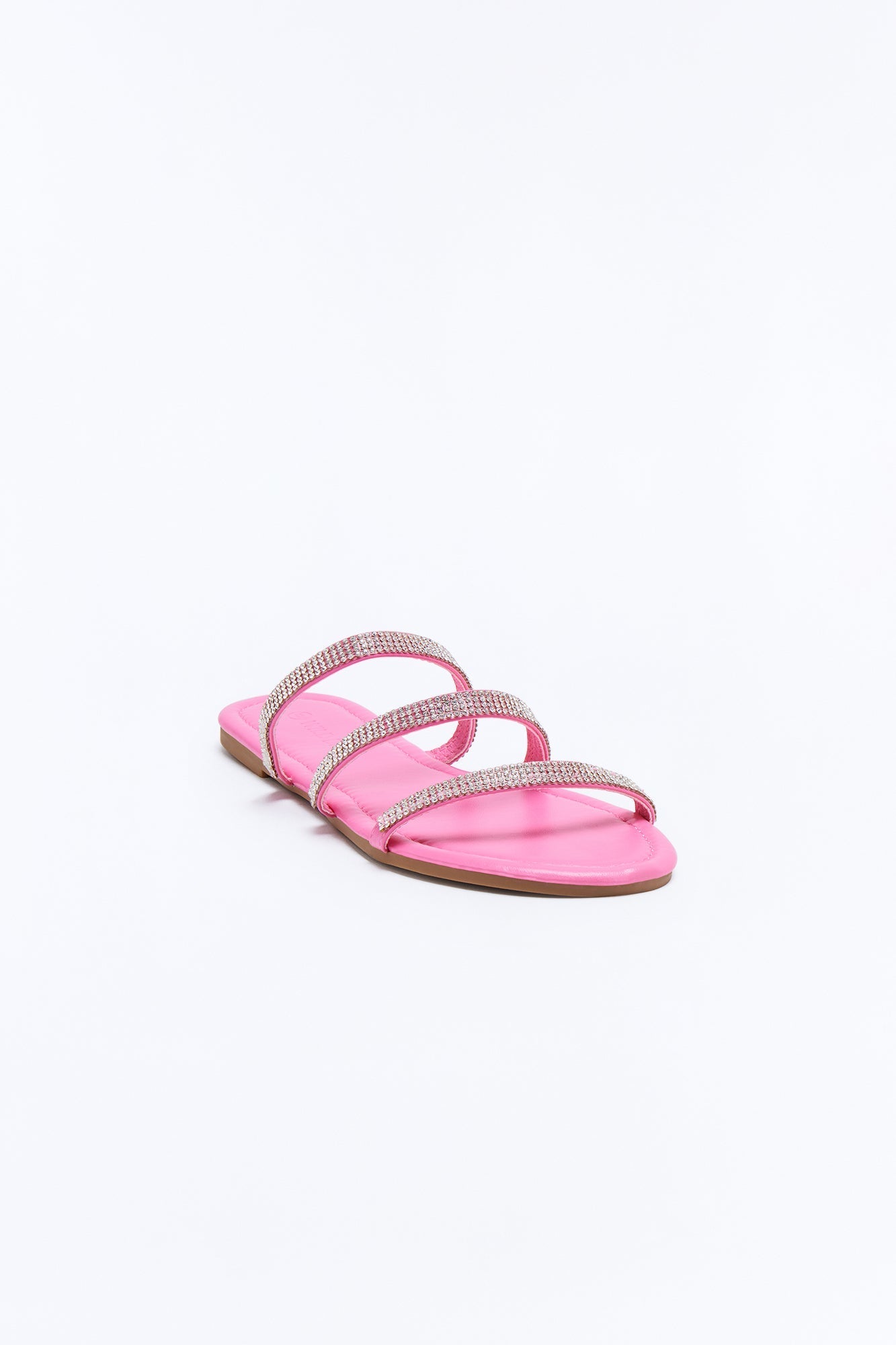 Top Form Embellished Sandals - Pink