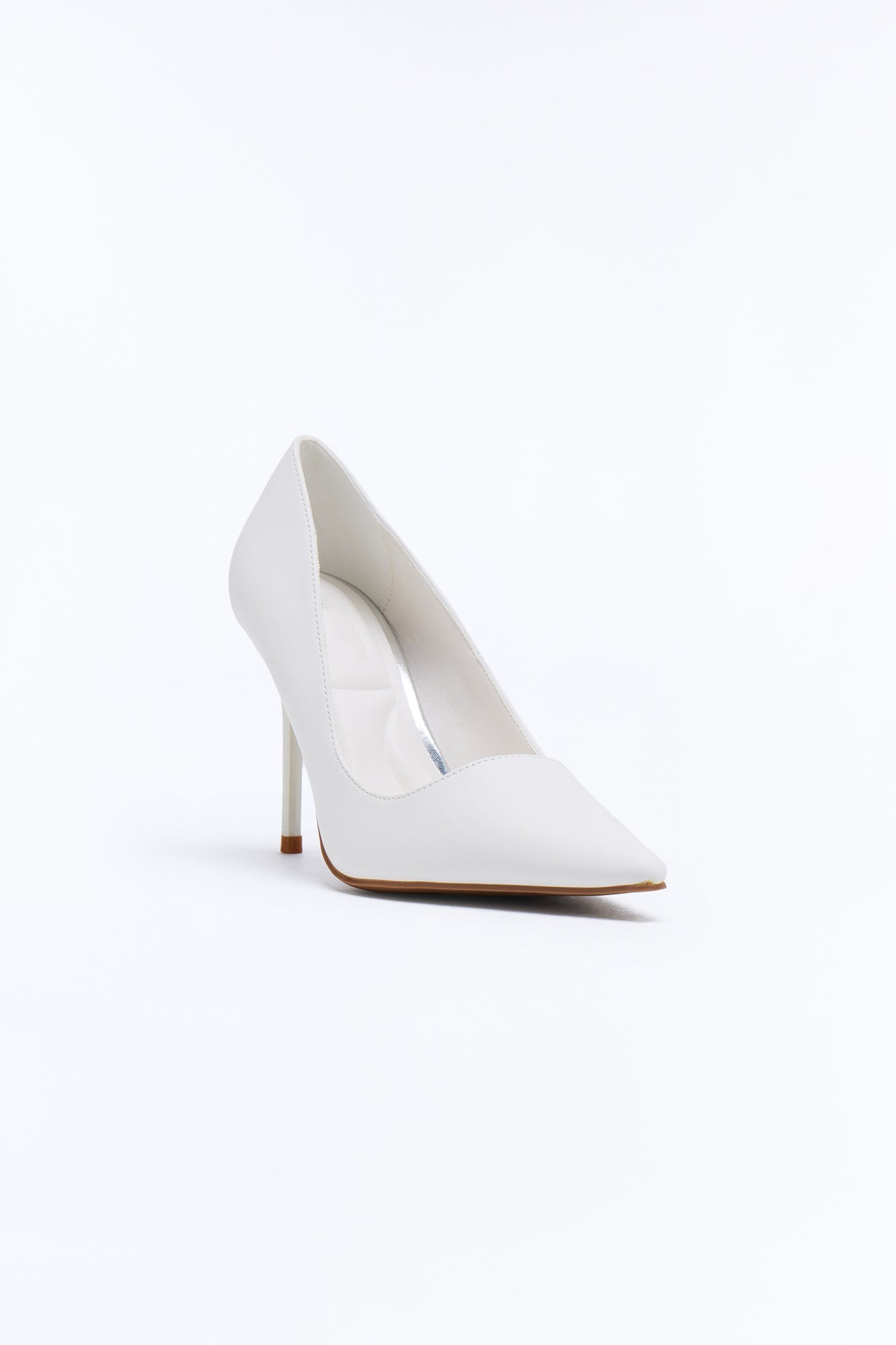 Cassia Stiletto Pumps - White