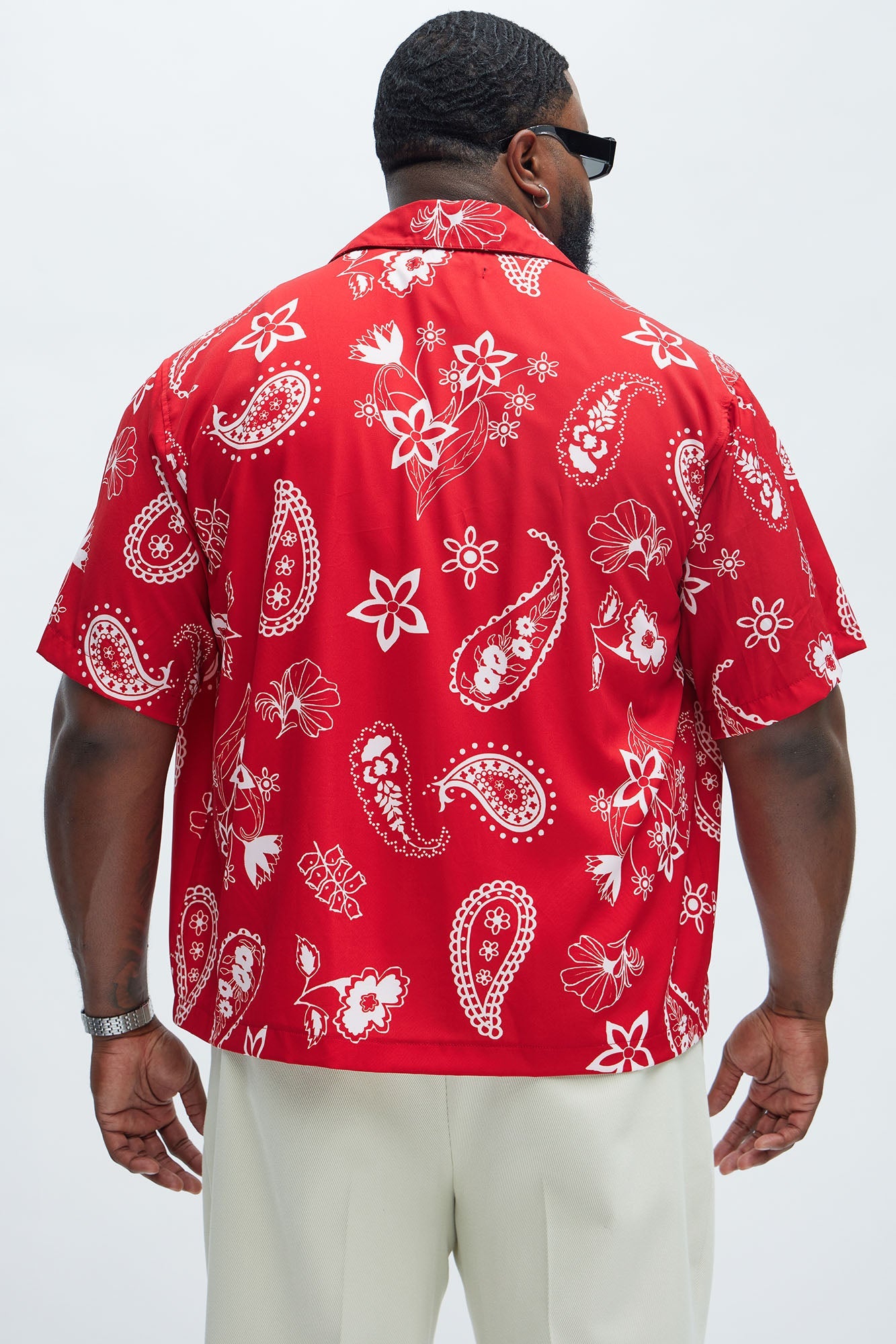 Gary Paisley Shirt - Red