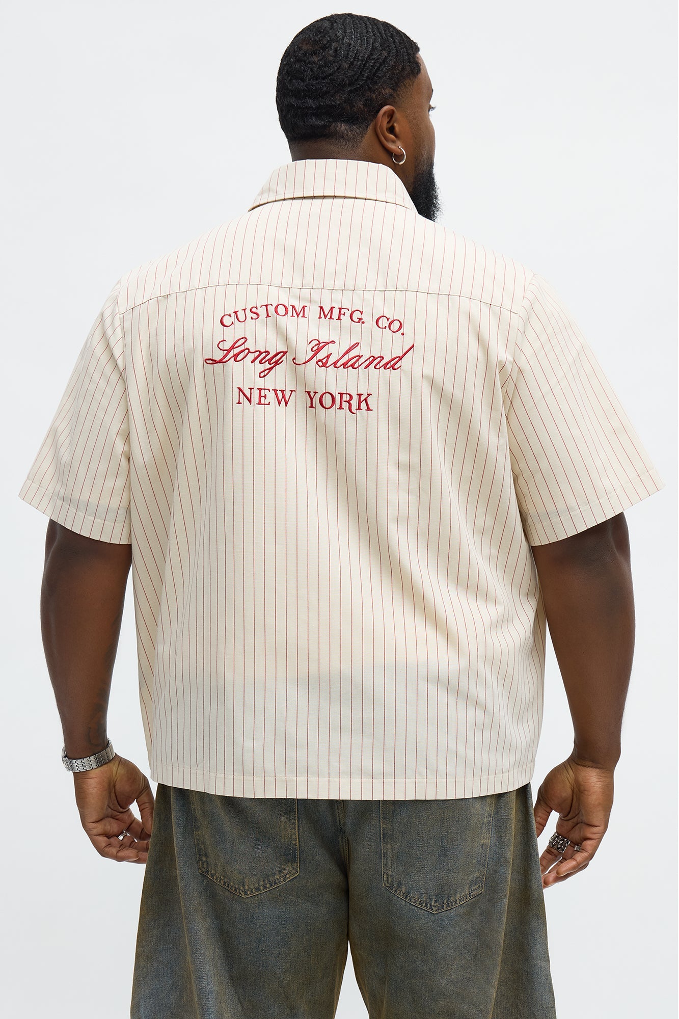 Long Island Mechanic Button Up Shirt - Natural