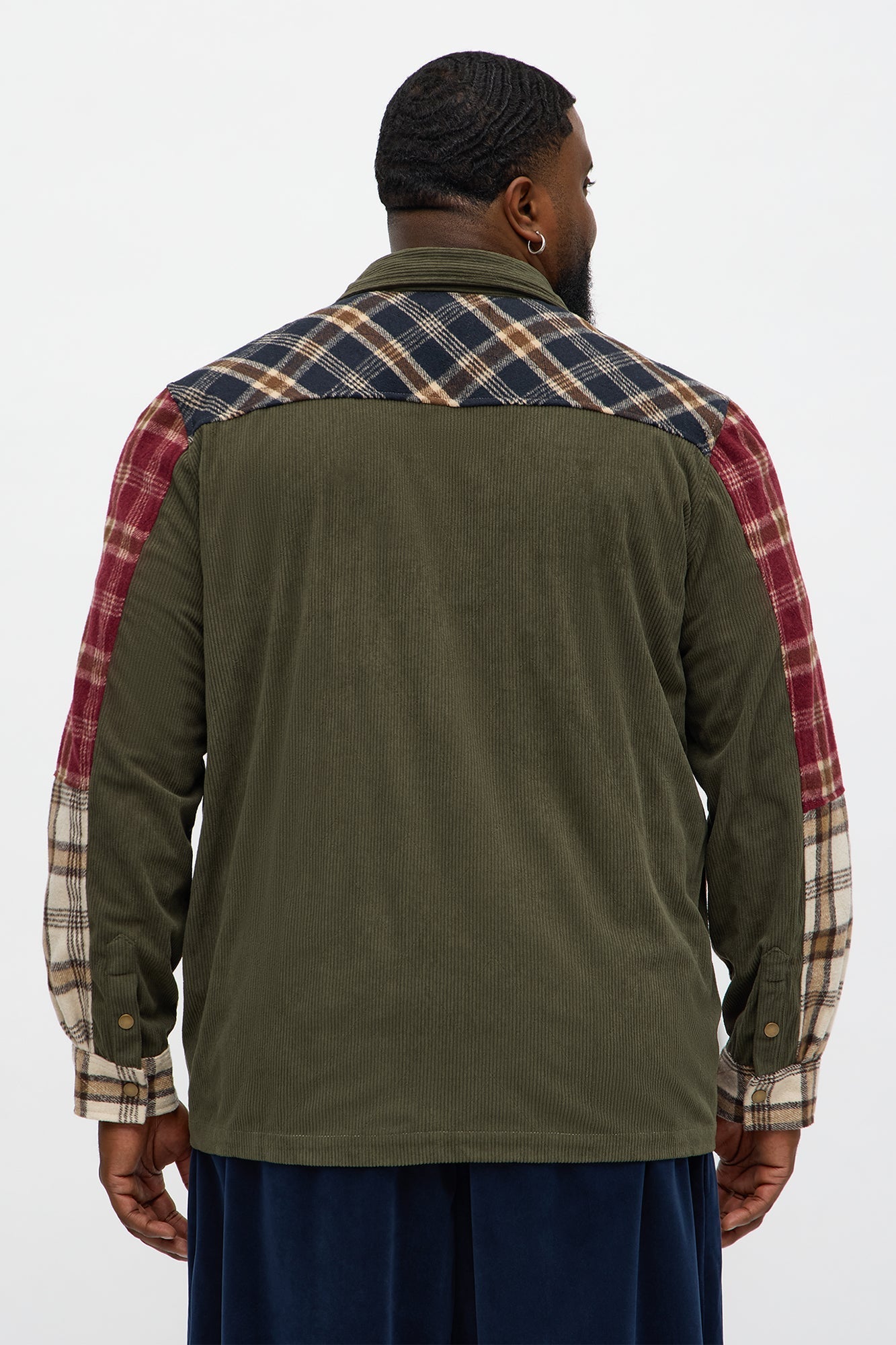Work It Plaid Button Up Shirt - Multi Color