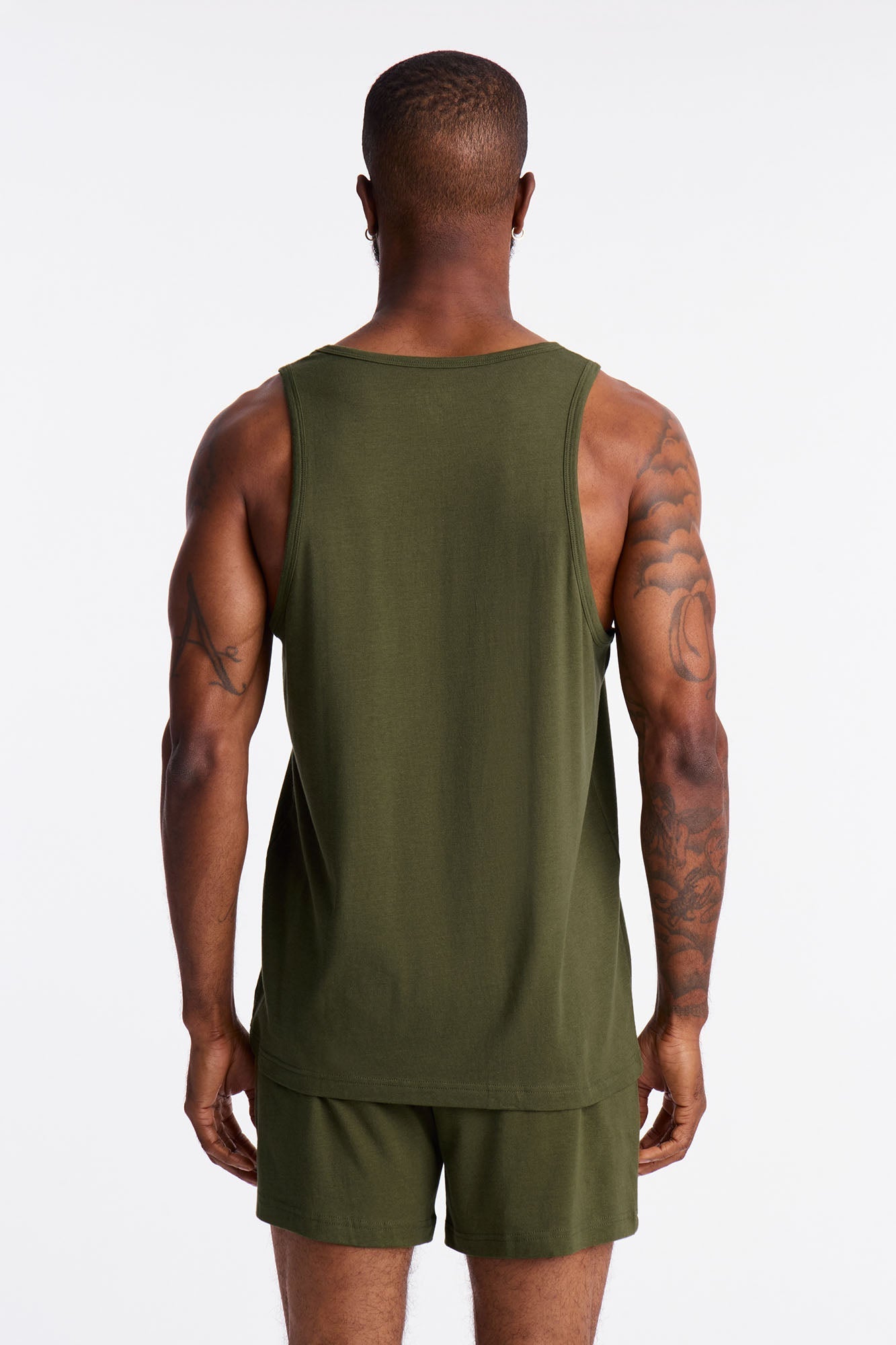 Essential Modal Lounge Tank - Olive