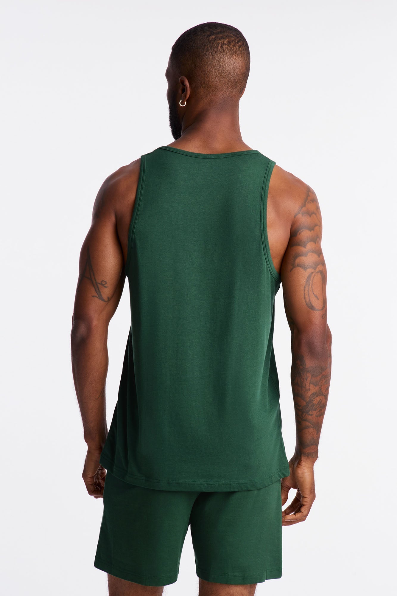 Essential Modal Lounge Tank - Green