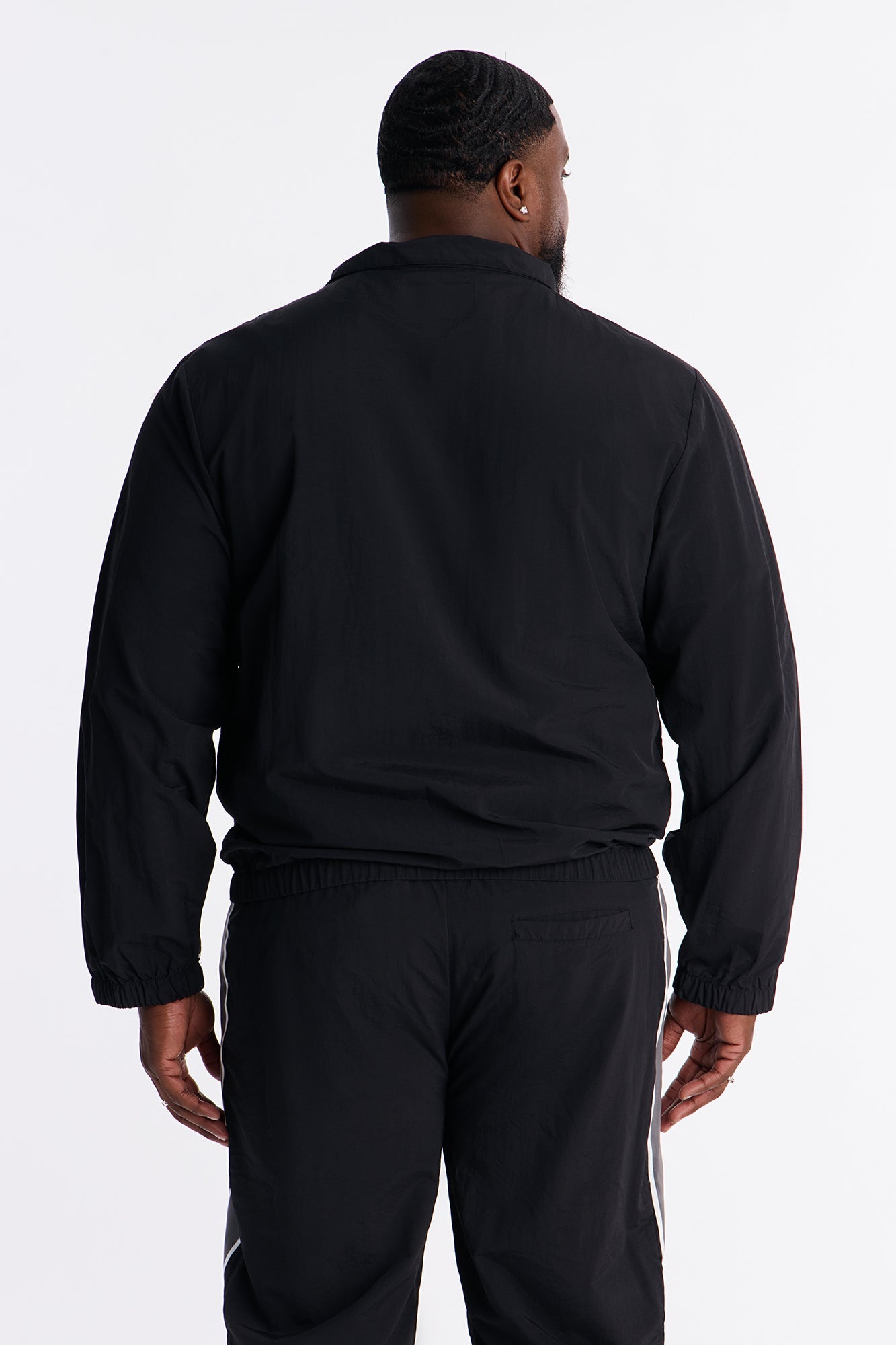 Prep The Field Color Block Windbreaker Jacket - Black/combo