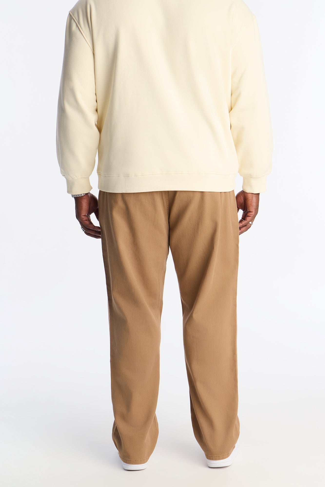 Straight Be Pleated Jean - Khaki