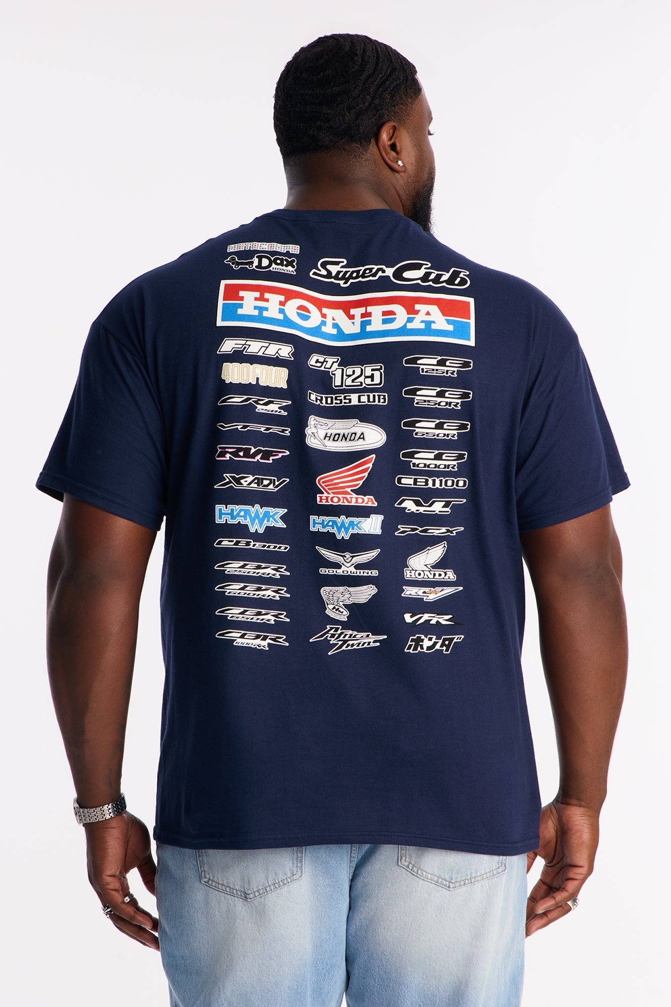 Honda SuperCub Short Sleeve Tee - Navy