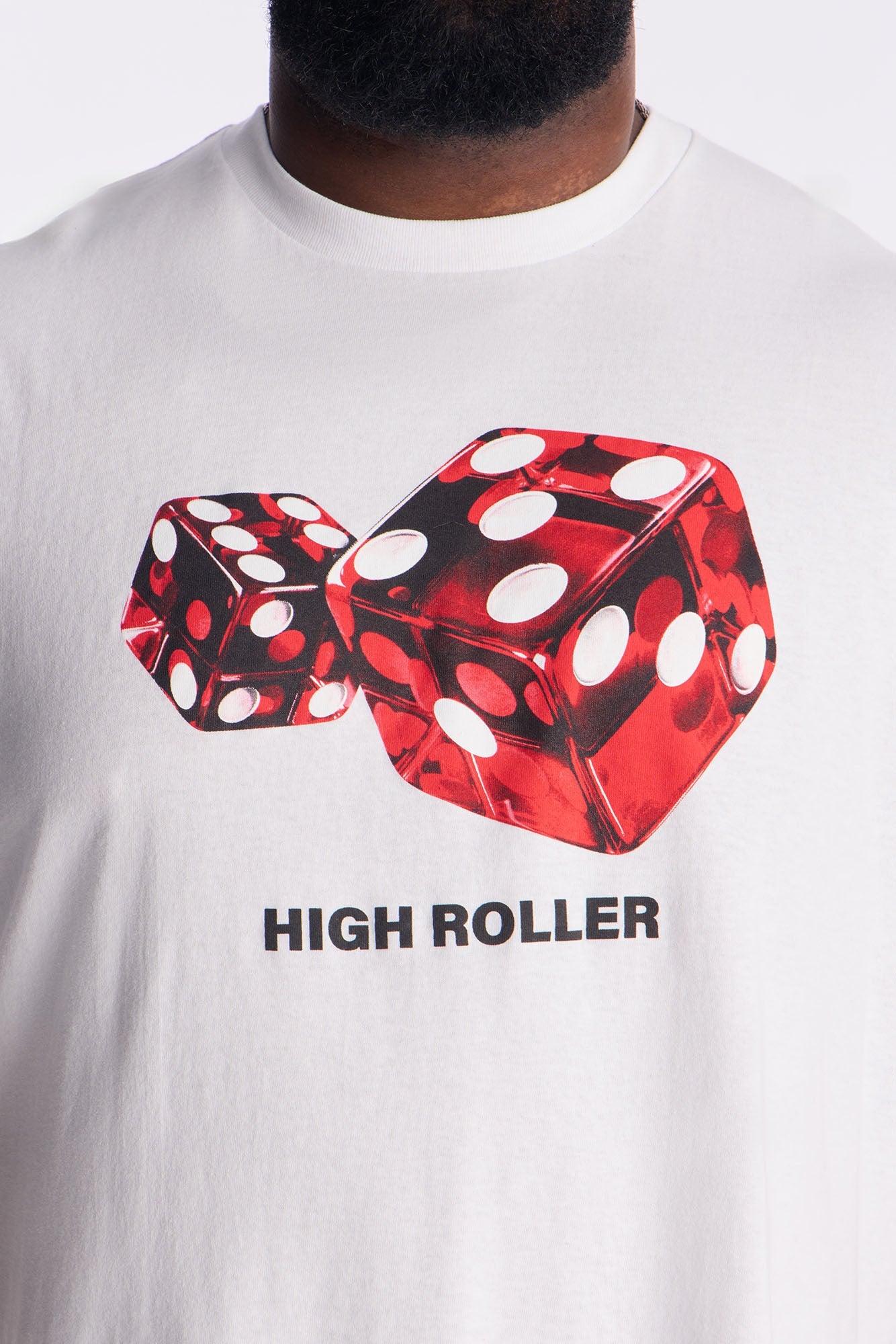High Roller Suite Short Sleeve Tee - White