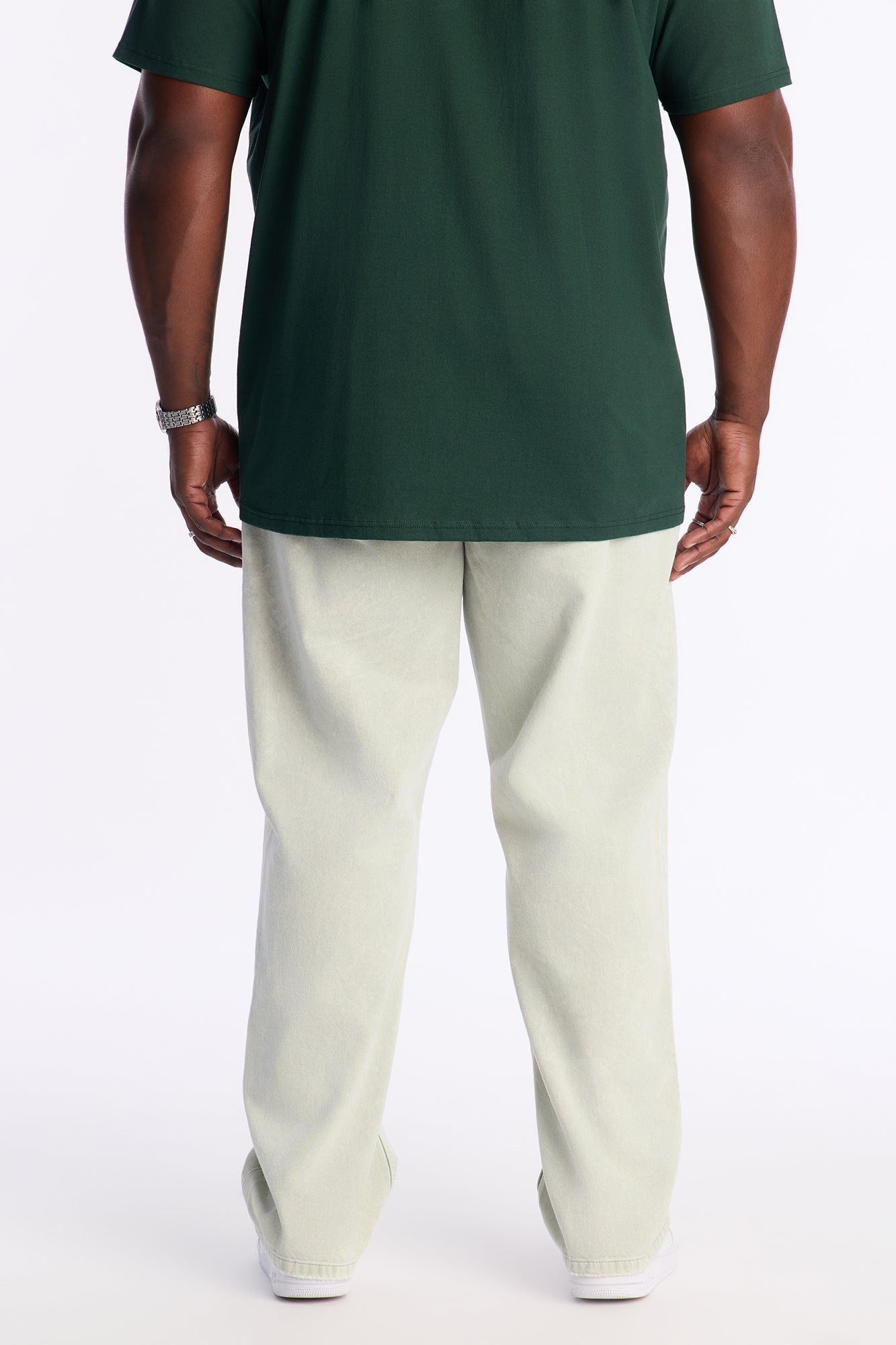 Straight Chalked Up Jean - Green