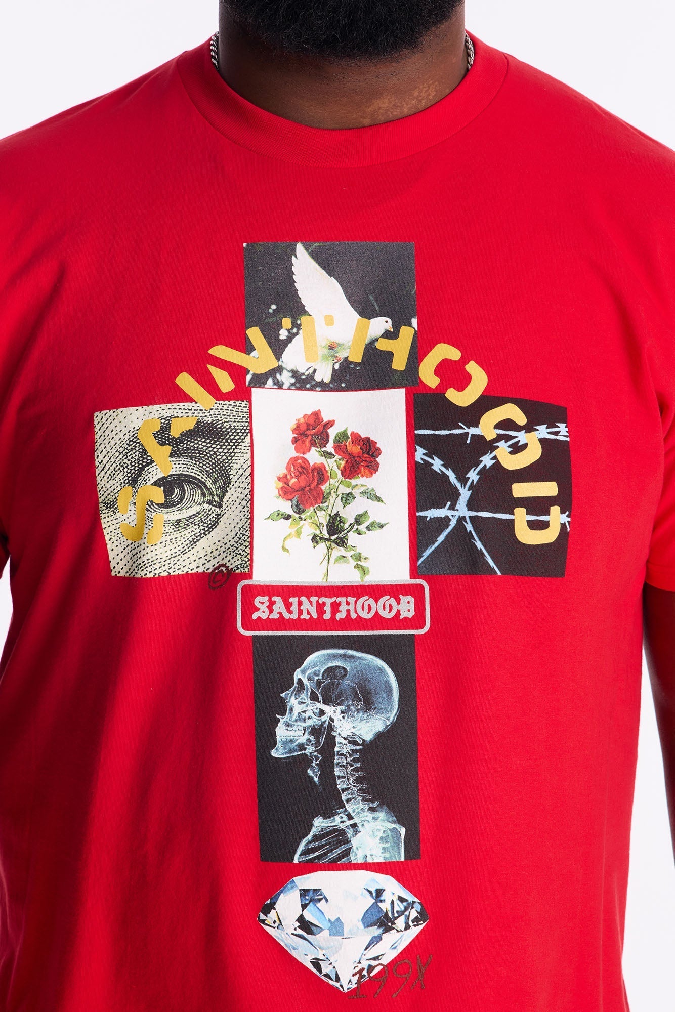 Sainthood 199X Forever Short Sleeve Tee - Red