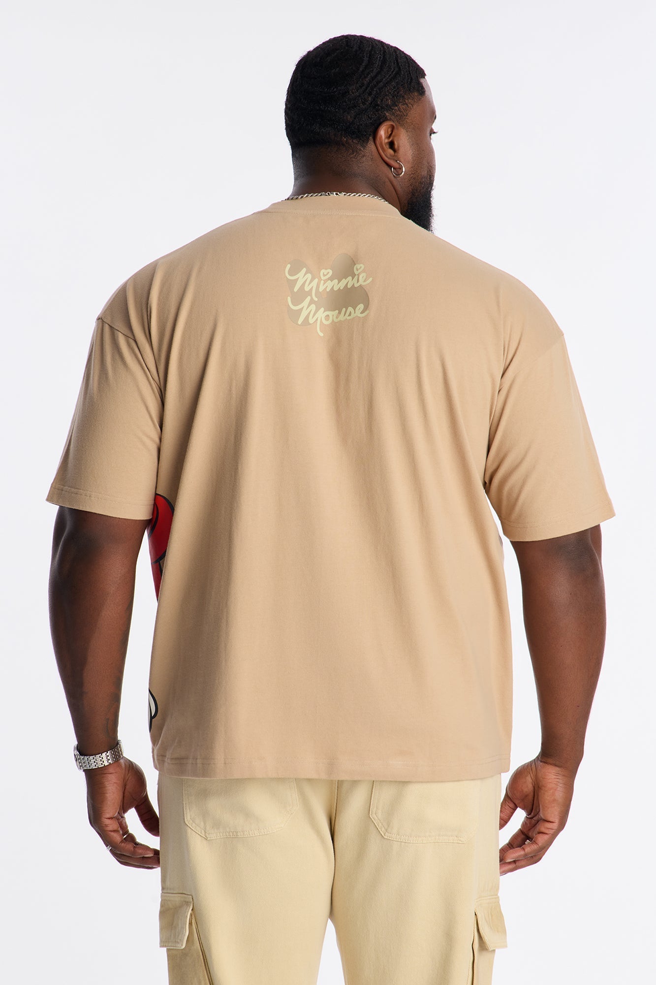 Disney Angry Minnie Premium Short Sleeve Tee - Brown