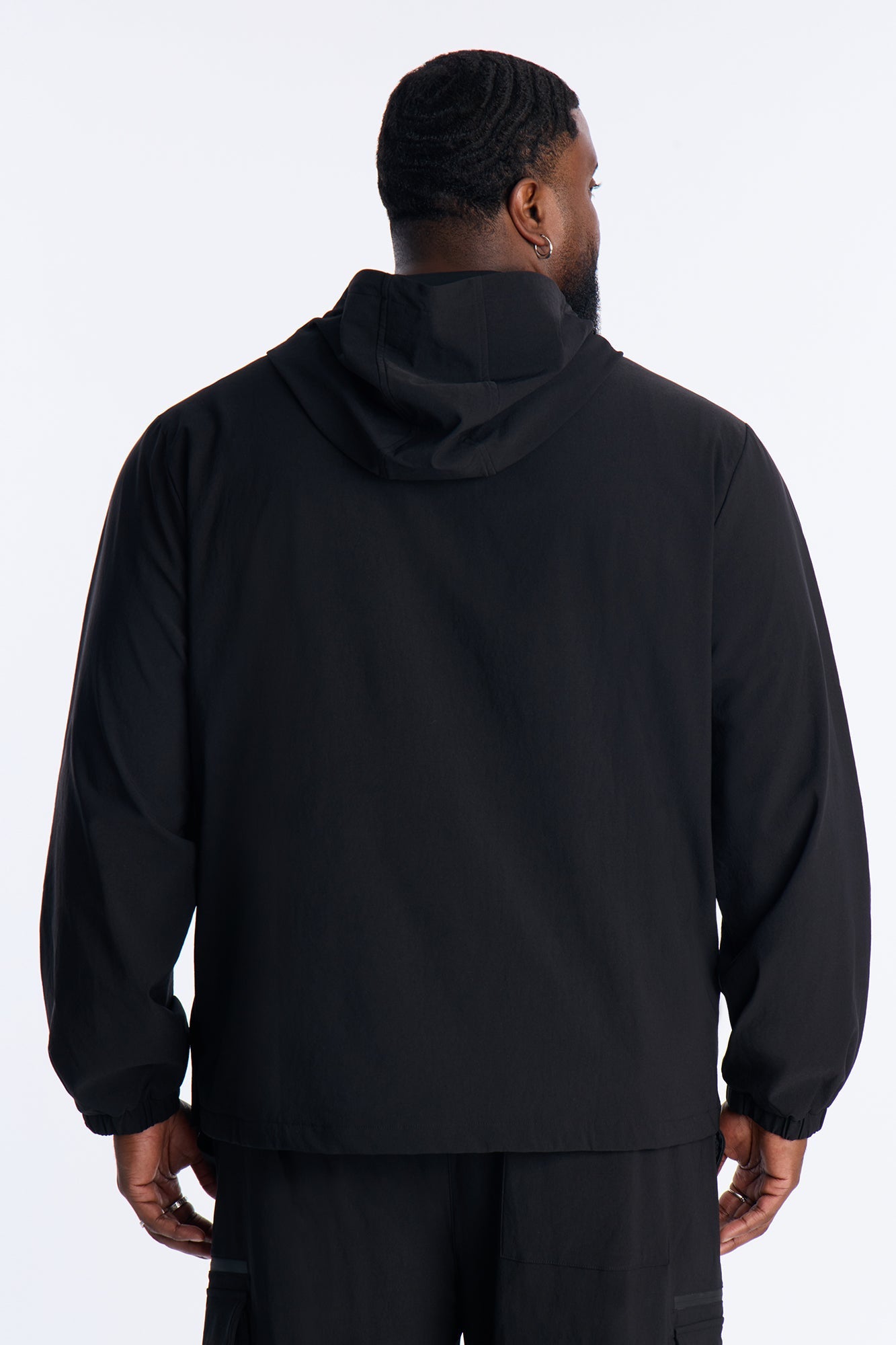 Desert Storm Pullover Anorak - Black