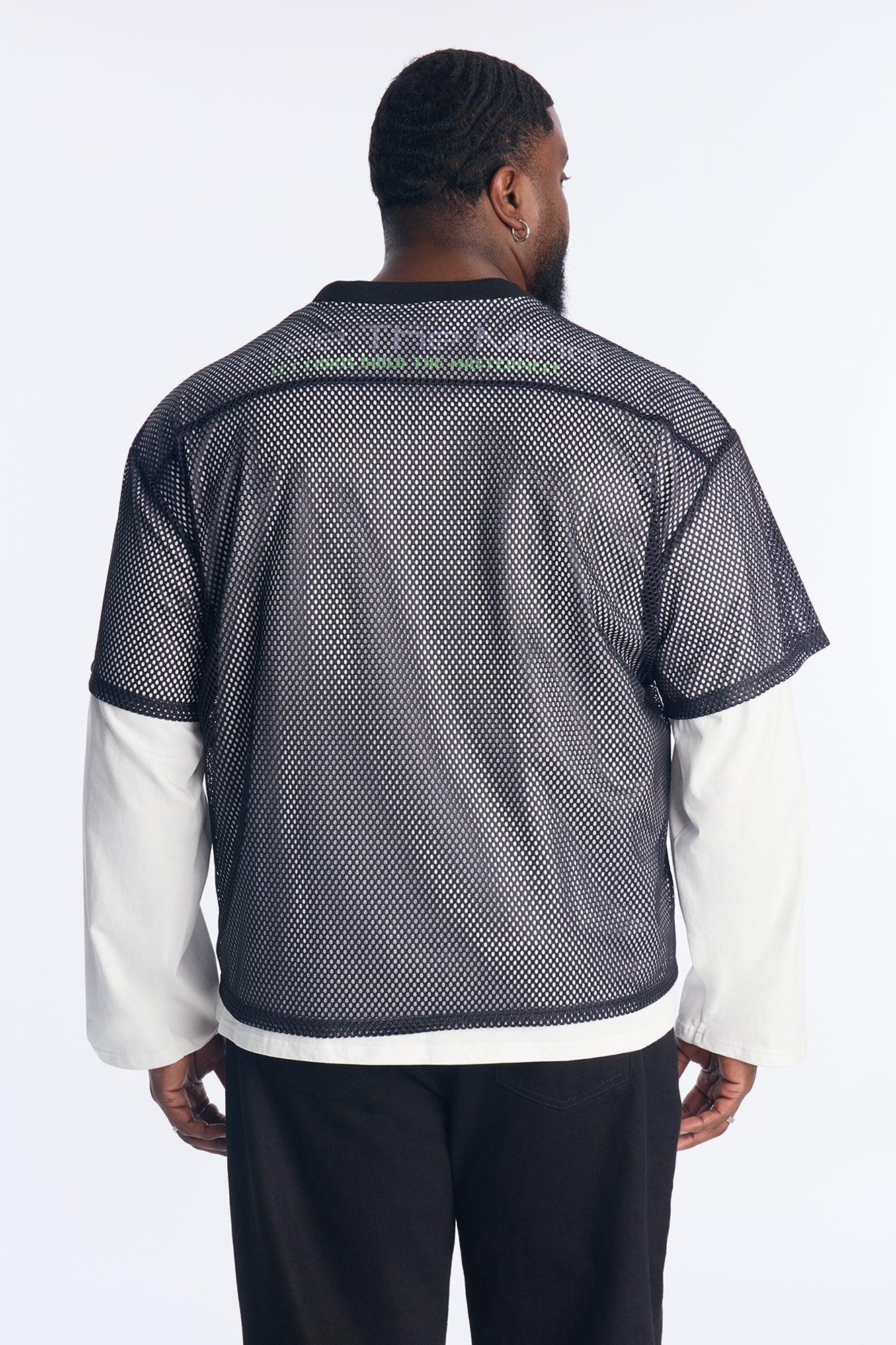 Free The Mind Layered Tee - Black