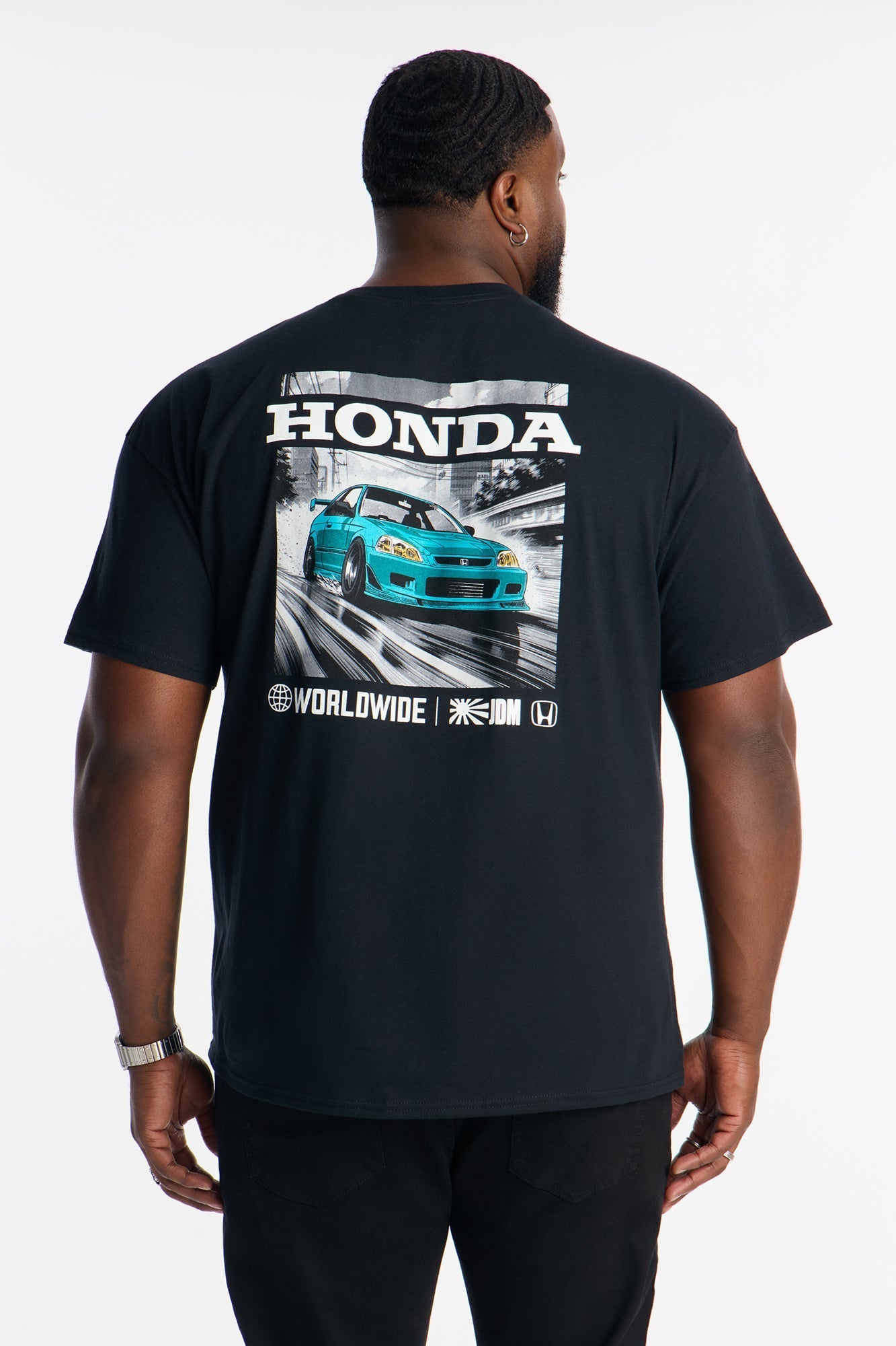 Honda Civic Short Sleeve Tee - Black