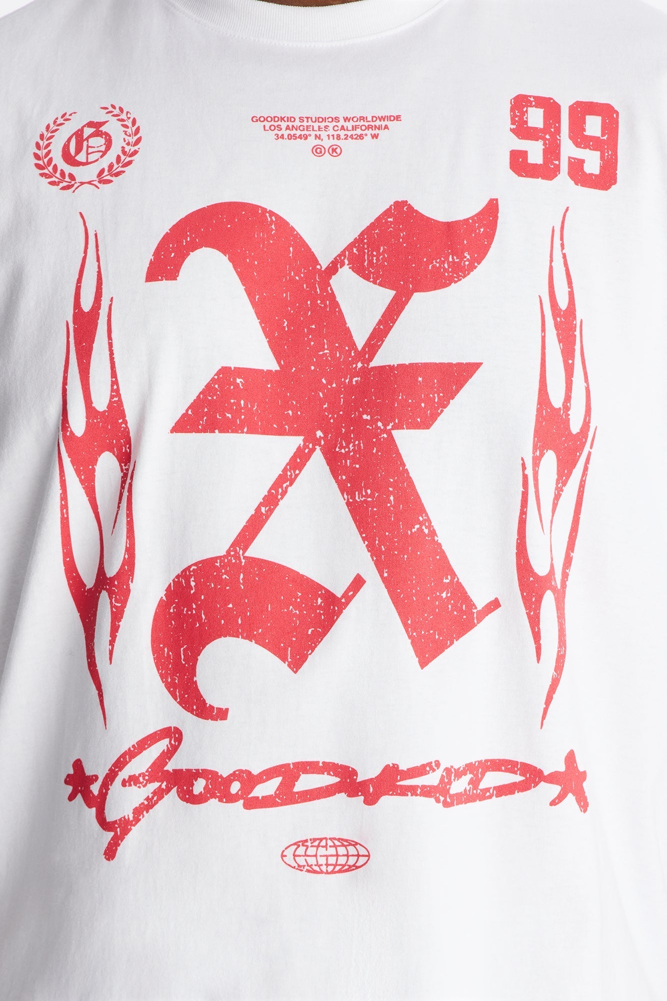 Goodkid Boxy Short Sleeve Tee - White
