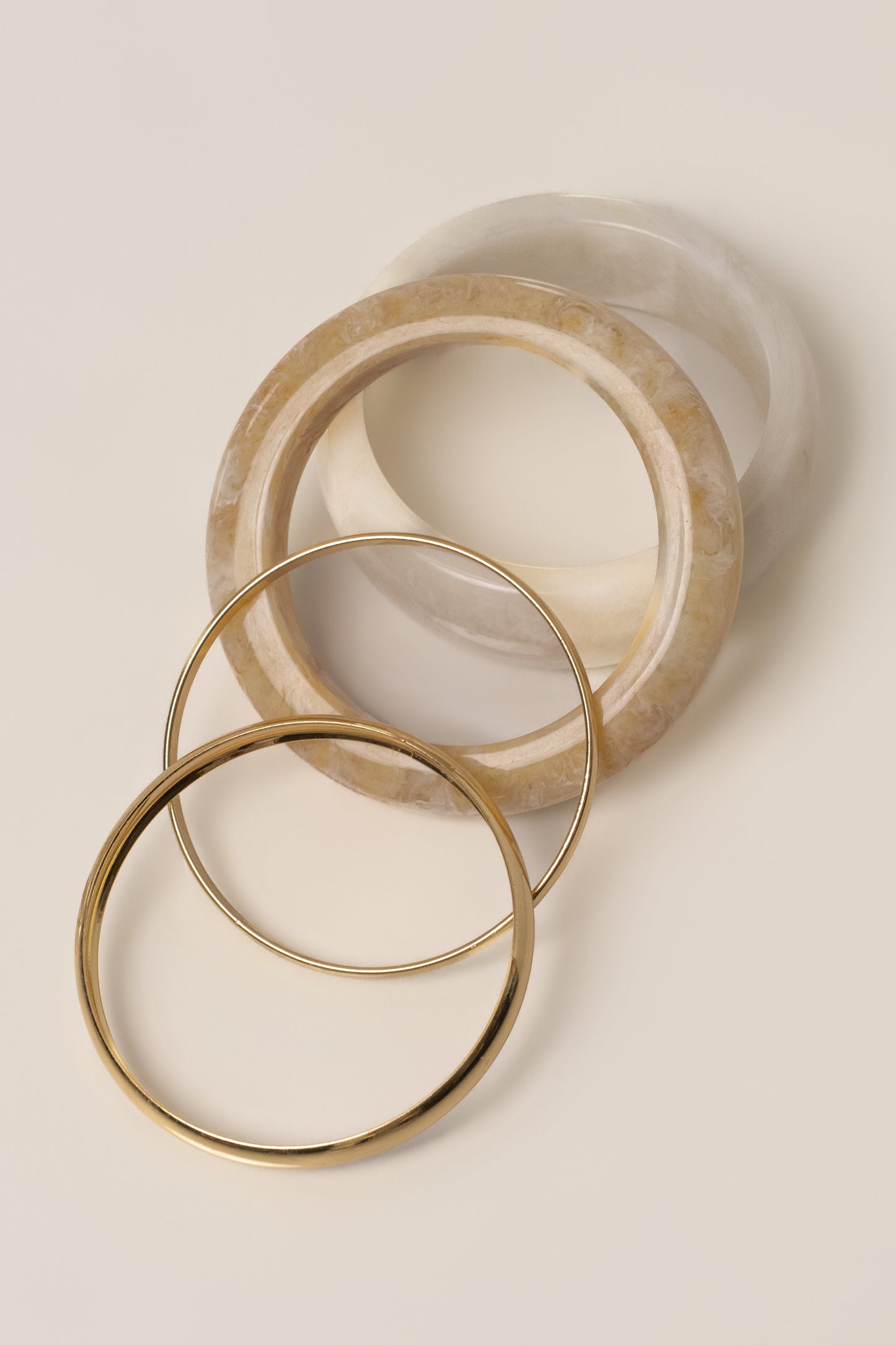 Gold Mara Bracelet Set JLUXLABEL