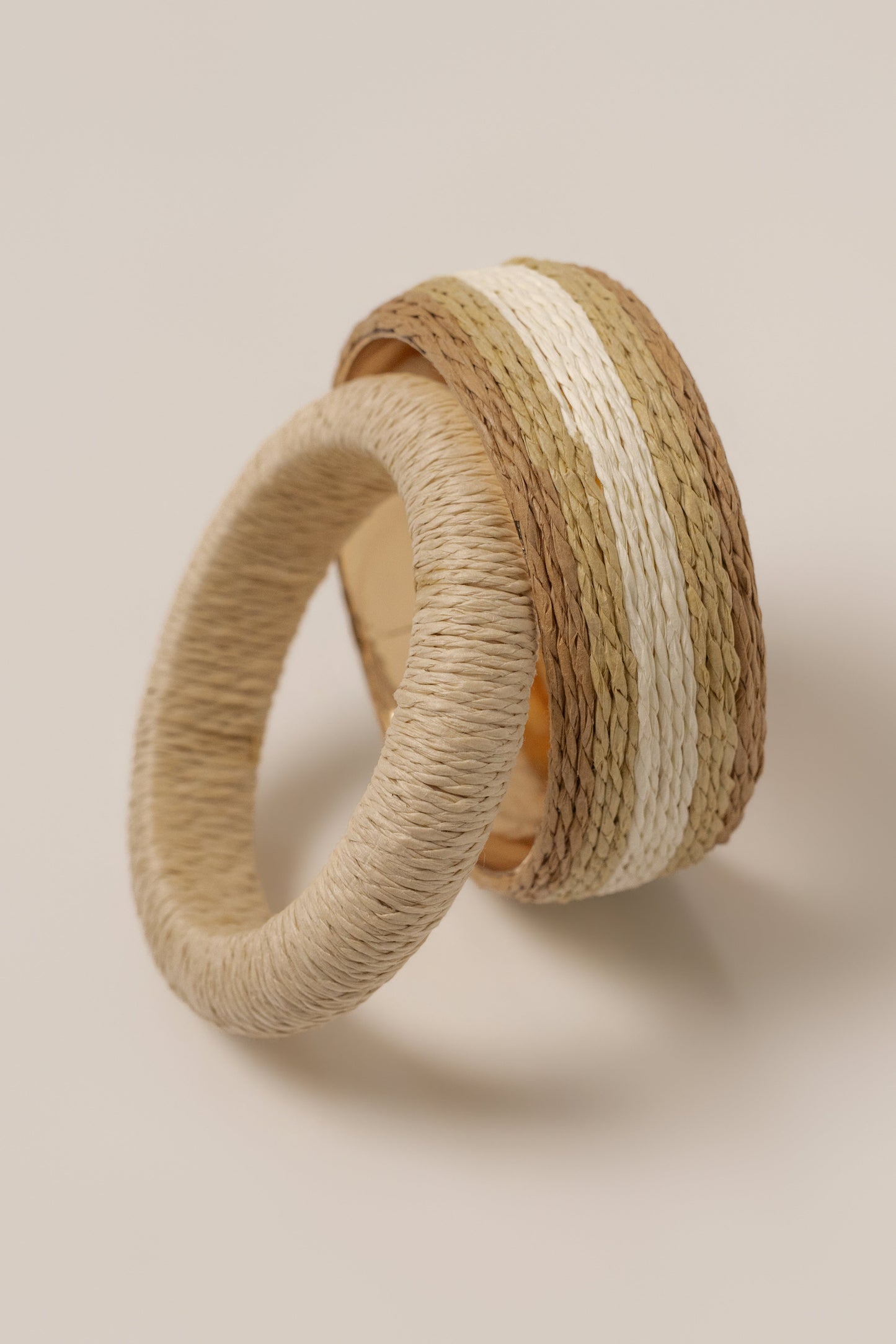 Natural Clear Coast Bangle Set JLUXLABEL