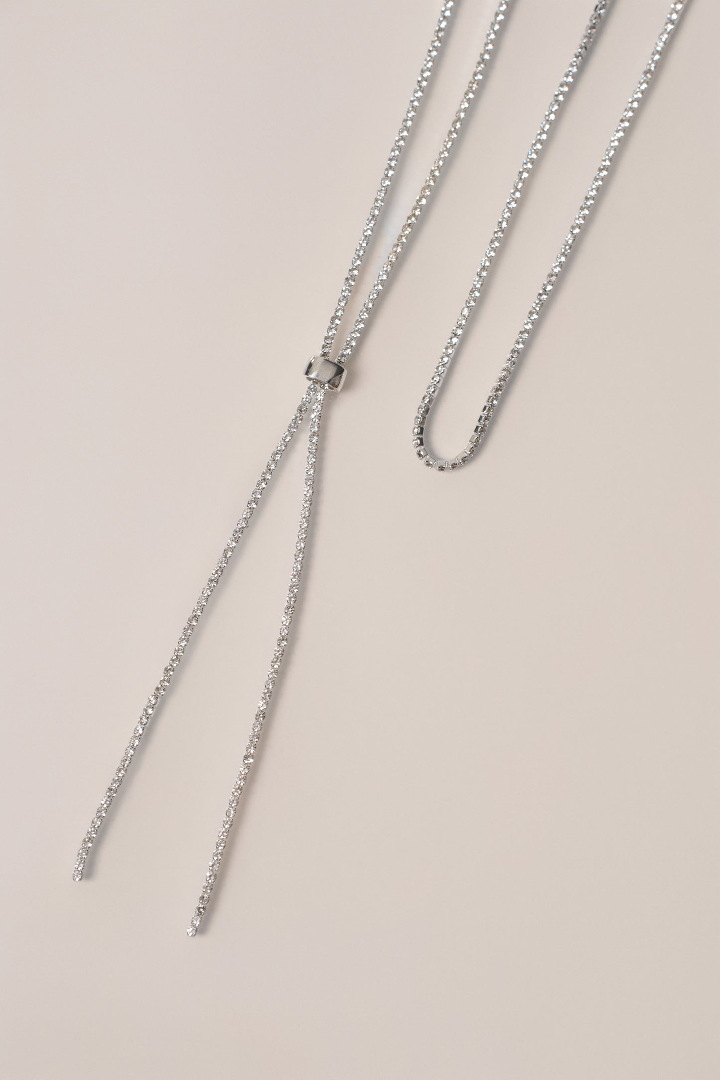 Silver Arie Layered Necklace JLUXLABEL