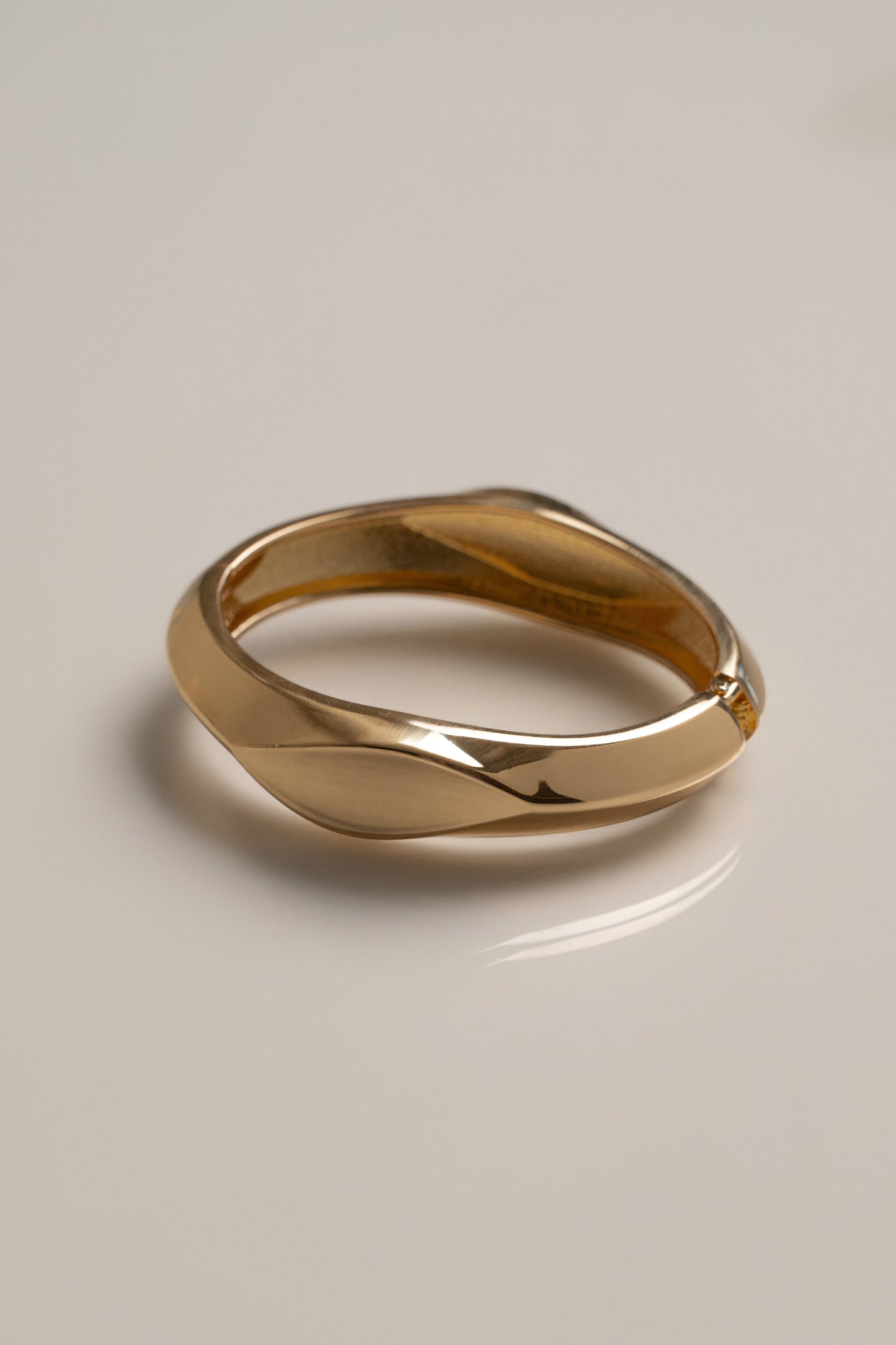 Gold Daniela Hinge Bracelet JLUXLABEL