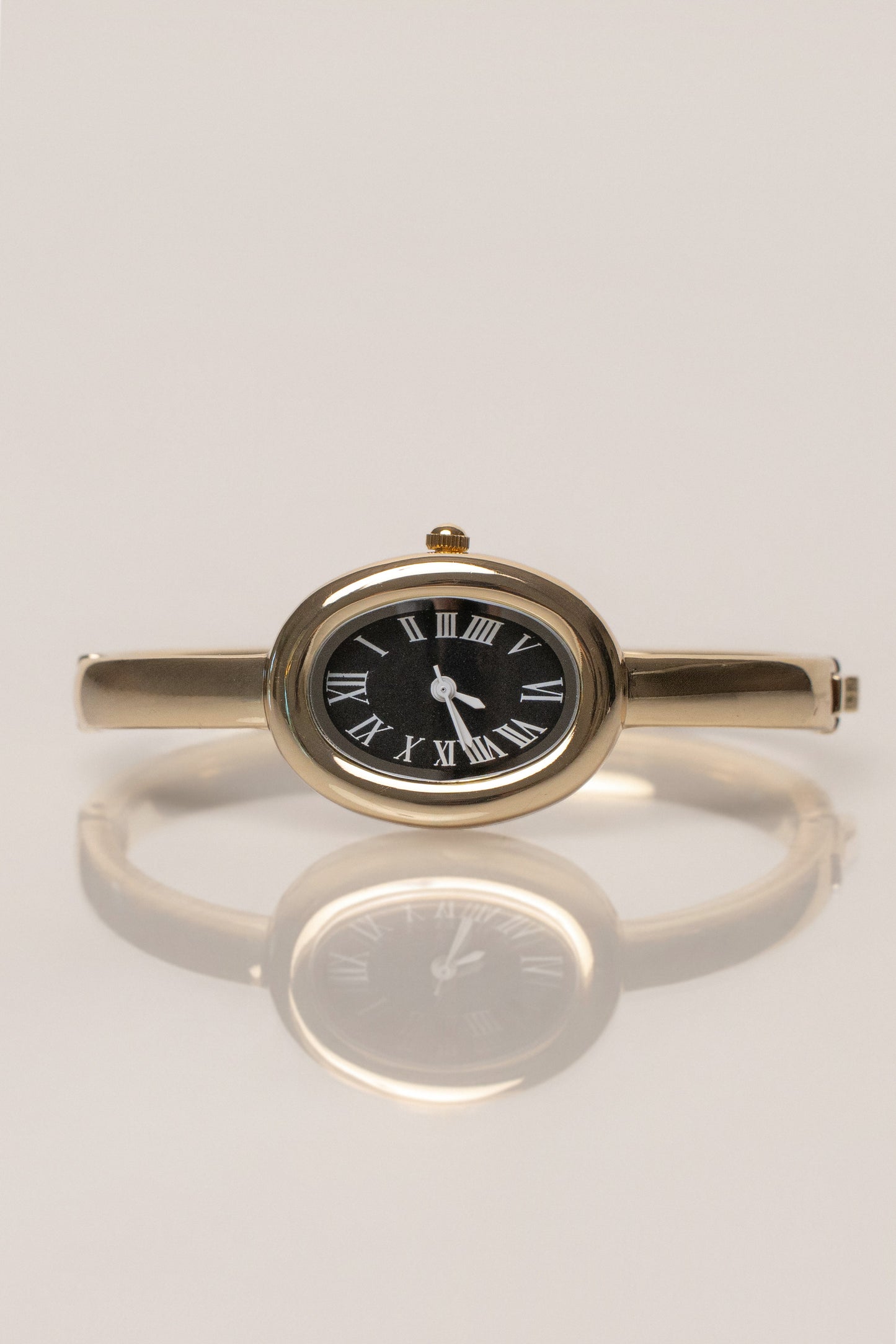 Gold Polished Hour Watch JLUXLABEL