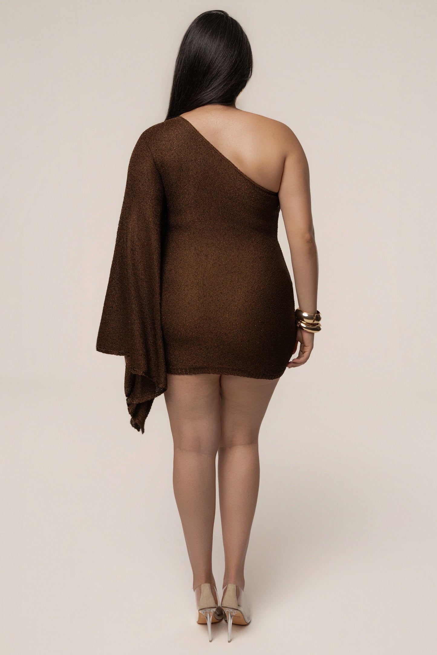 Bronze Lumiere Sequin Mini Dress JLUXLABEL