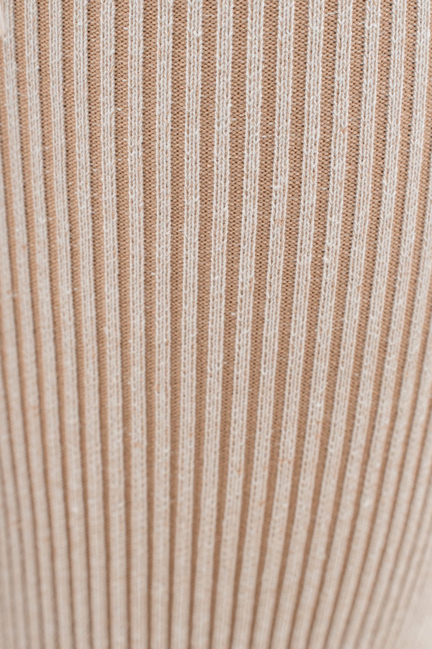 Taupe/White Deana Ribbed Bodysuit JLUXLABEL