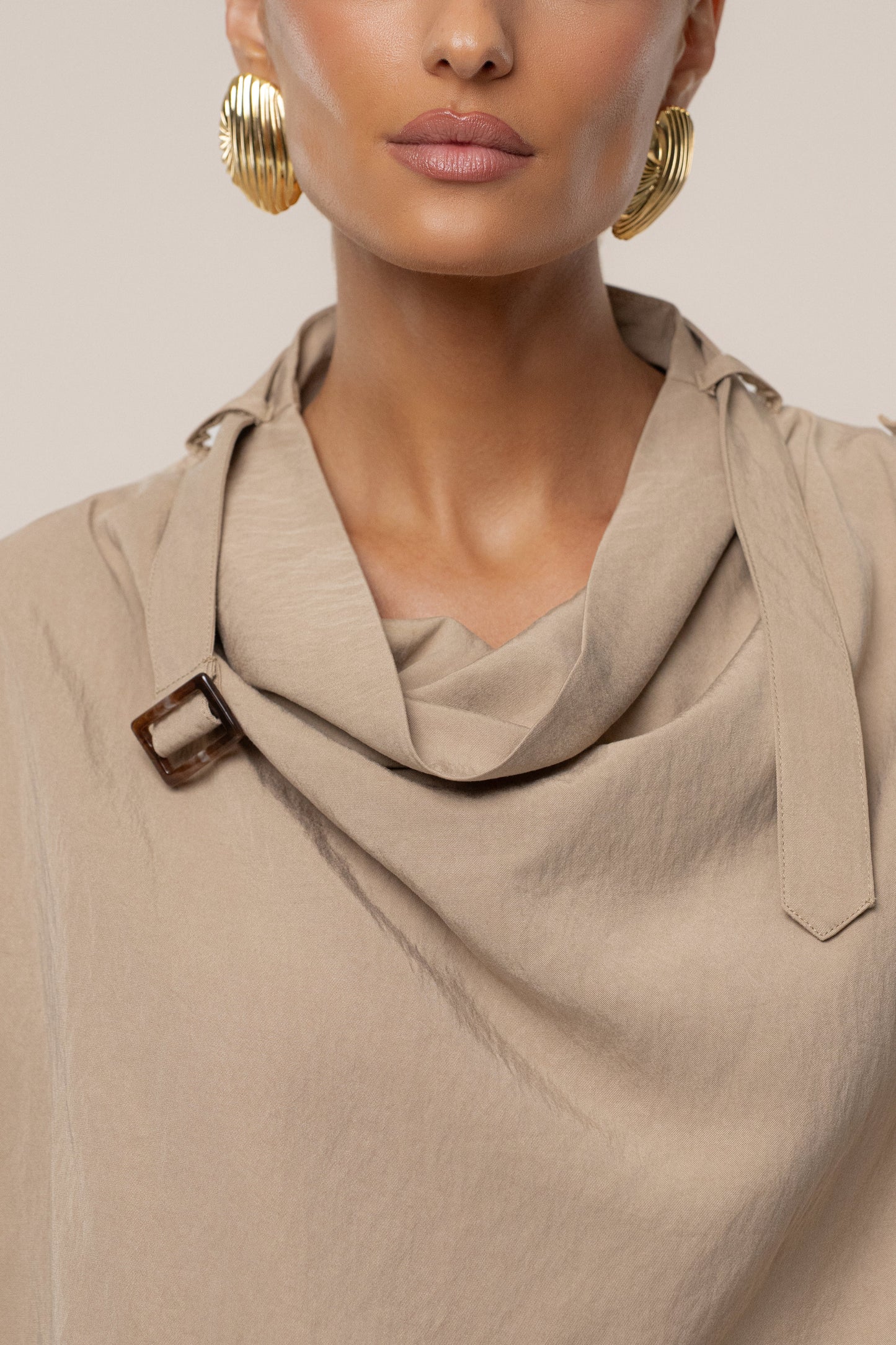 Beige Wanderlust Crop Top JLUXLABEL