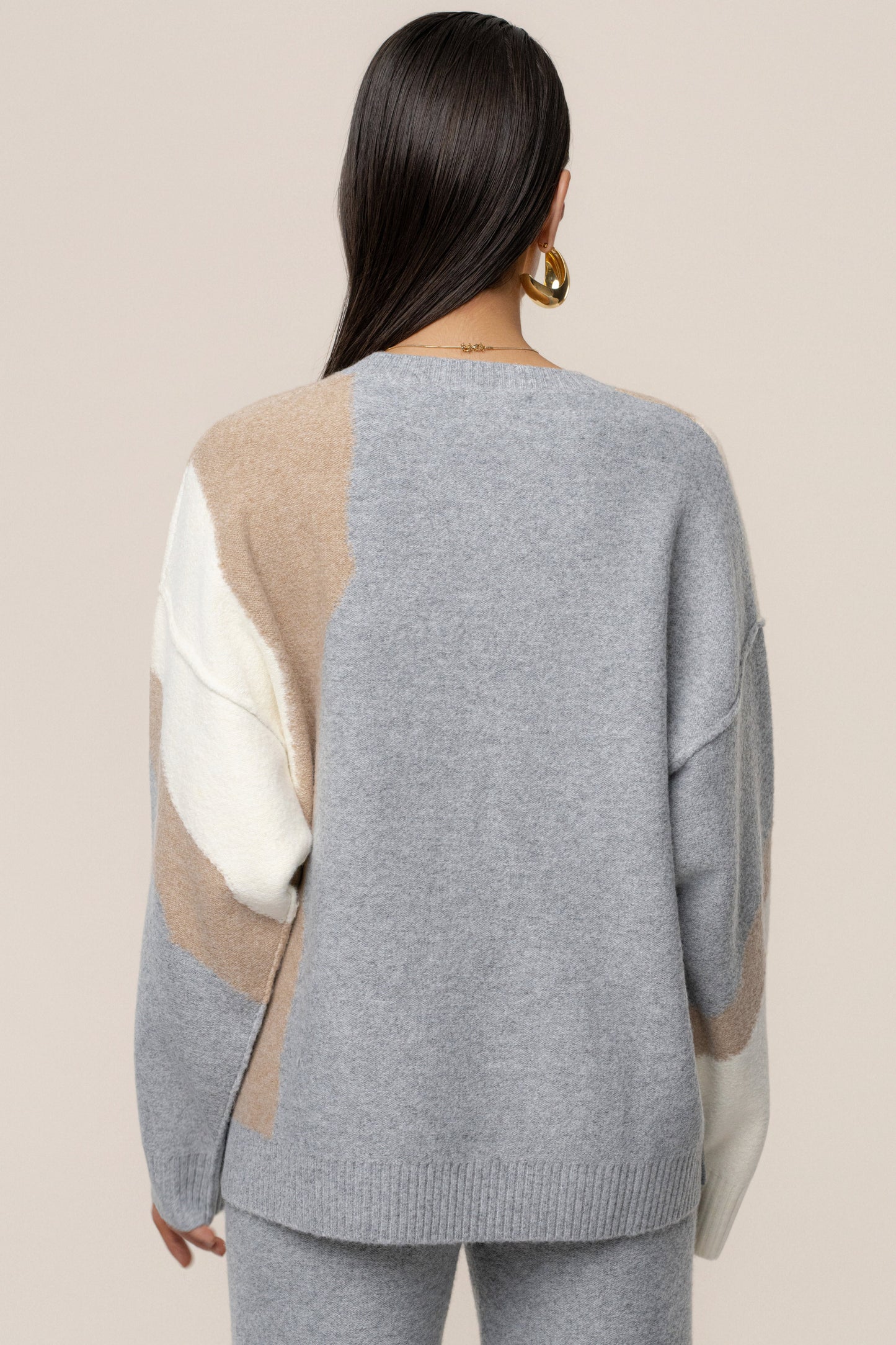 Grey Emelie Knit Pant Set JLUXLABEL