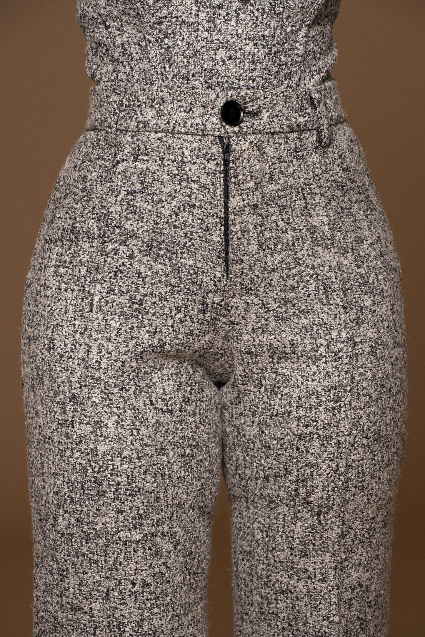 Lt. Grey Stay Sharp Tweed Trouser JLUXLABEL