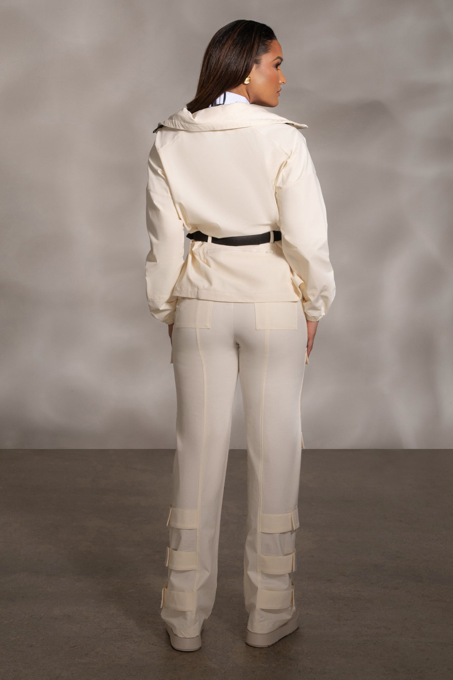 Buttercream Nyah Nylon Utility Pants JLUXLABEL