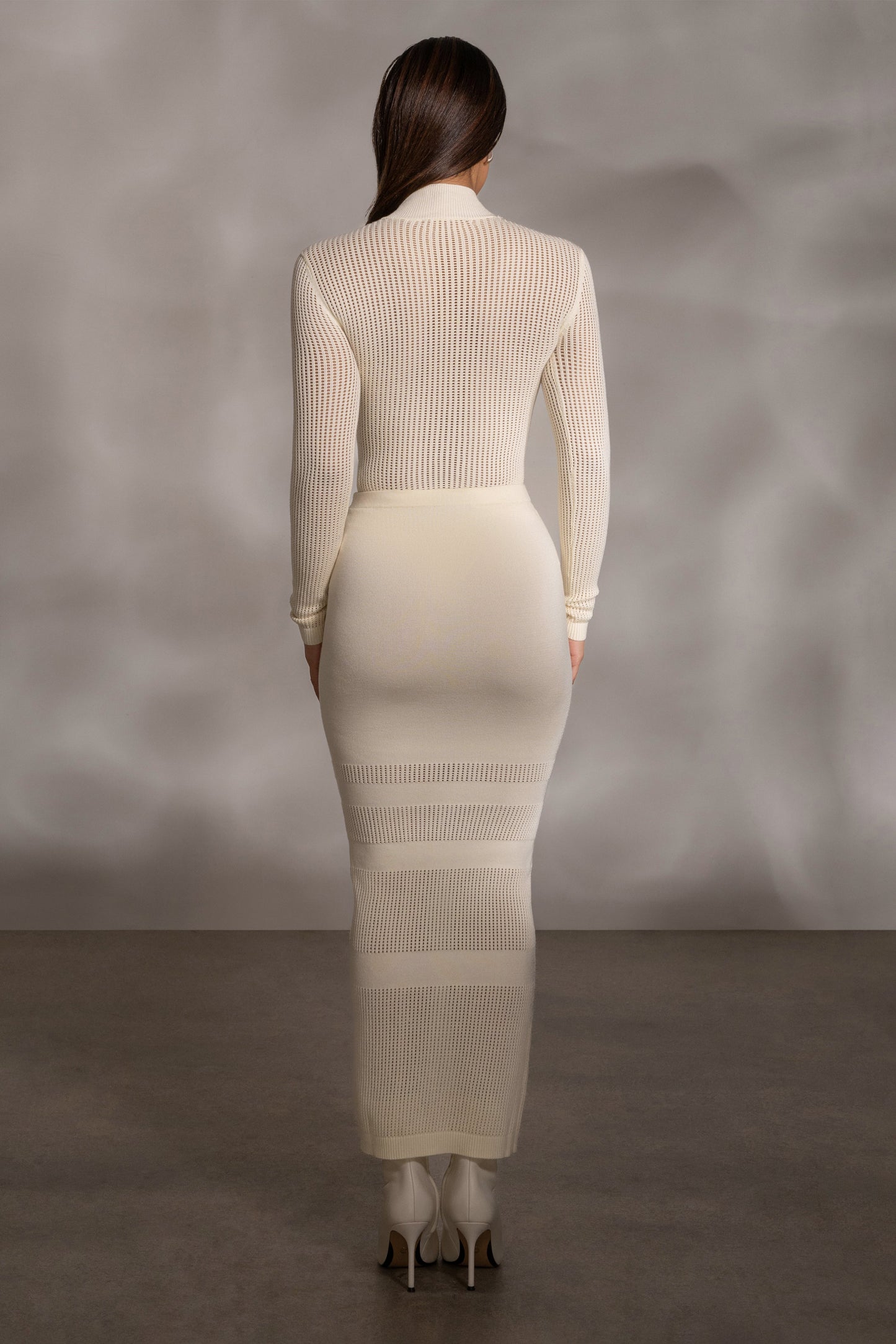 Buttercream Lina Knit Maxi Skirt JLUXLABEL