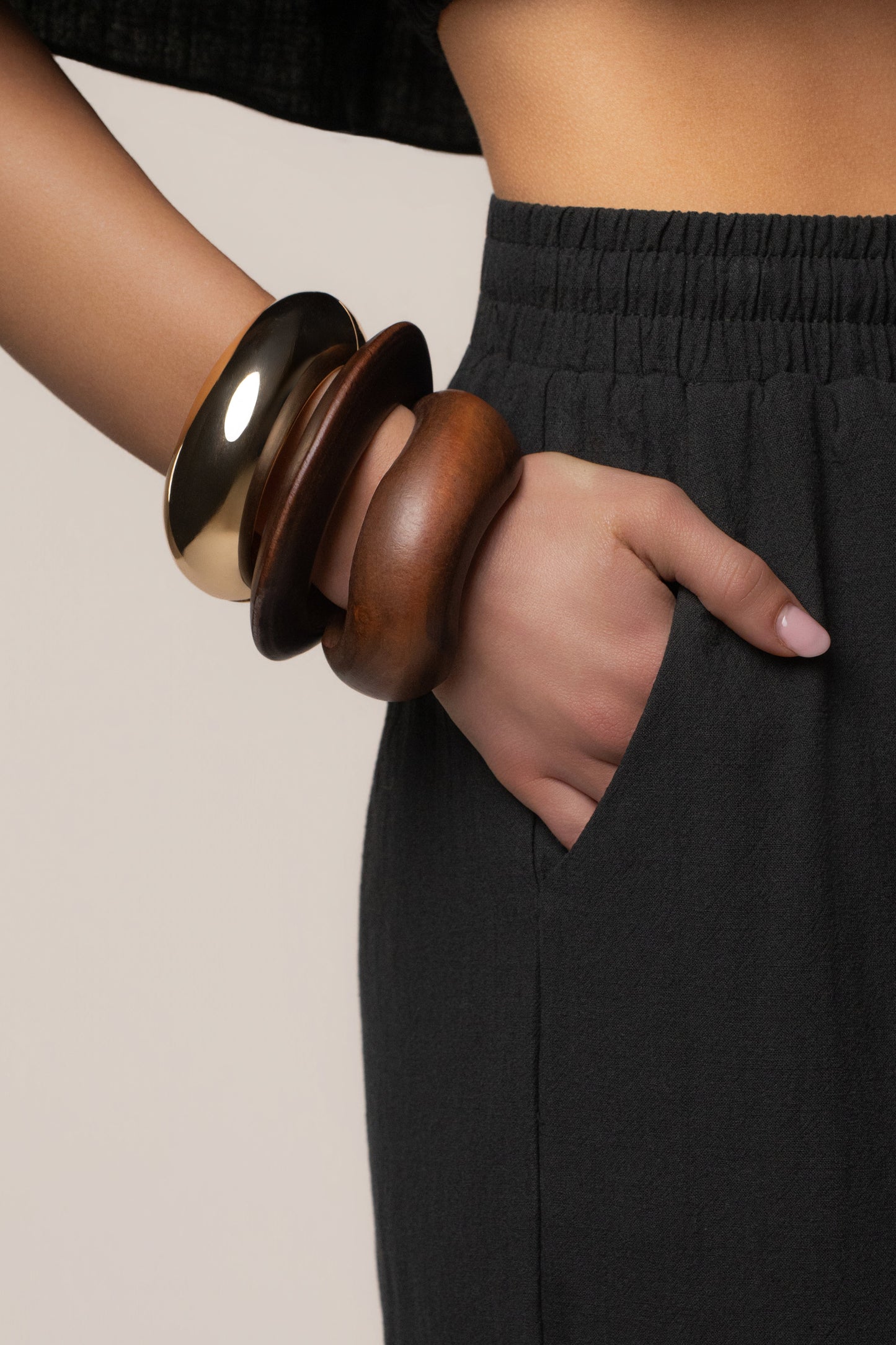 Gold Kora Bracelet Set JLUXLABEL