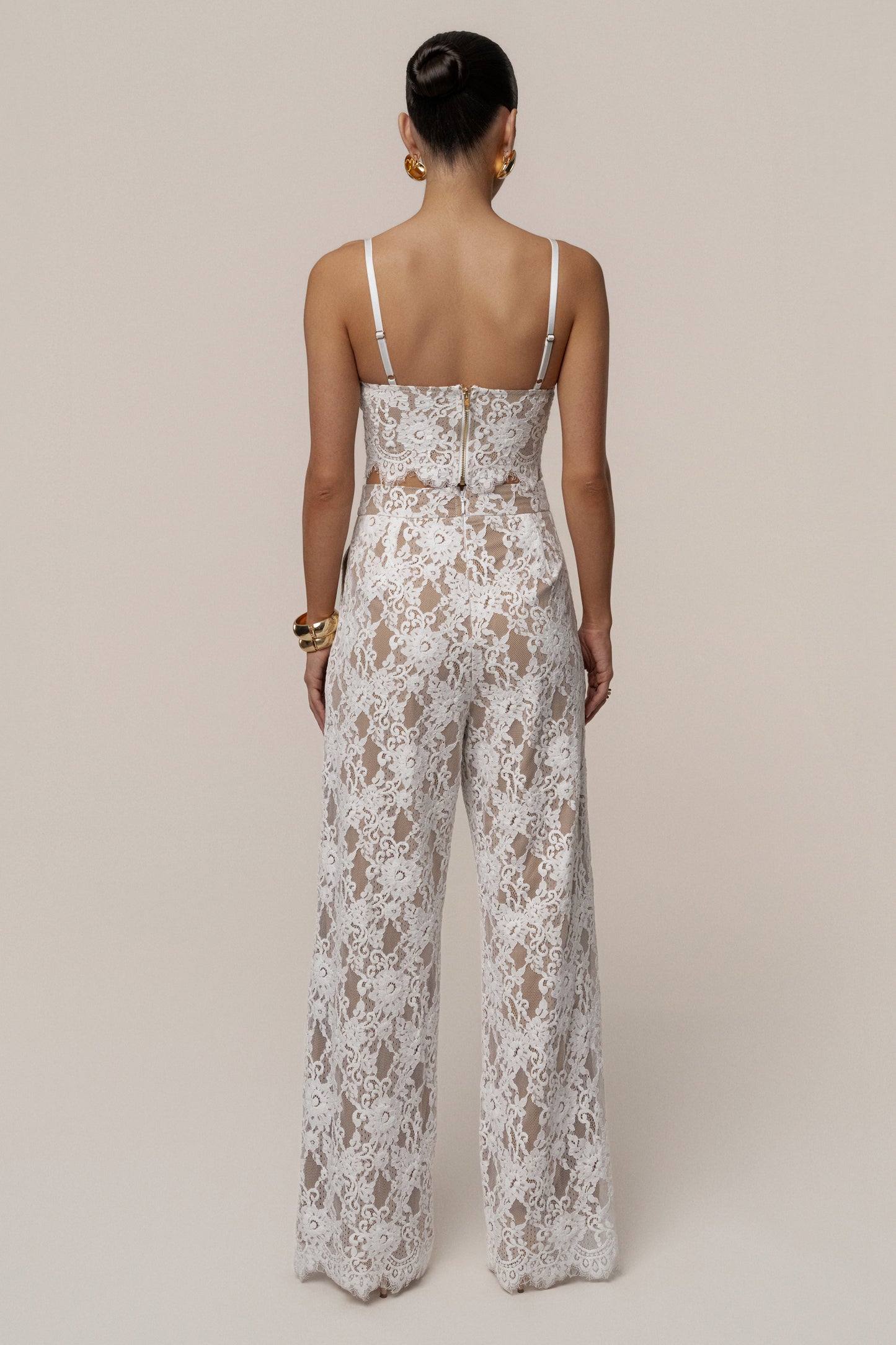 PRE-ORDER White Forever Crush Lace Top