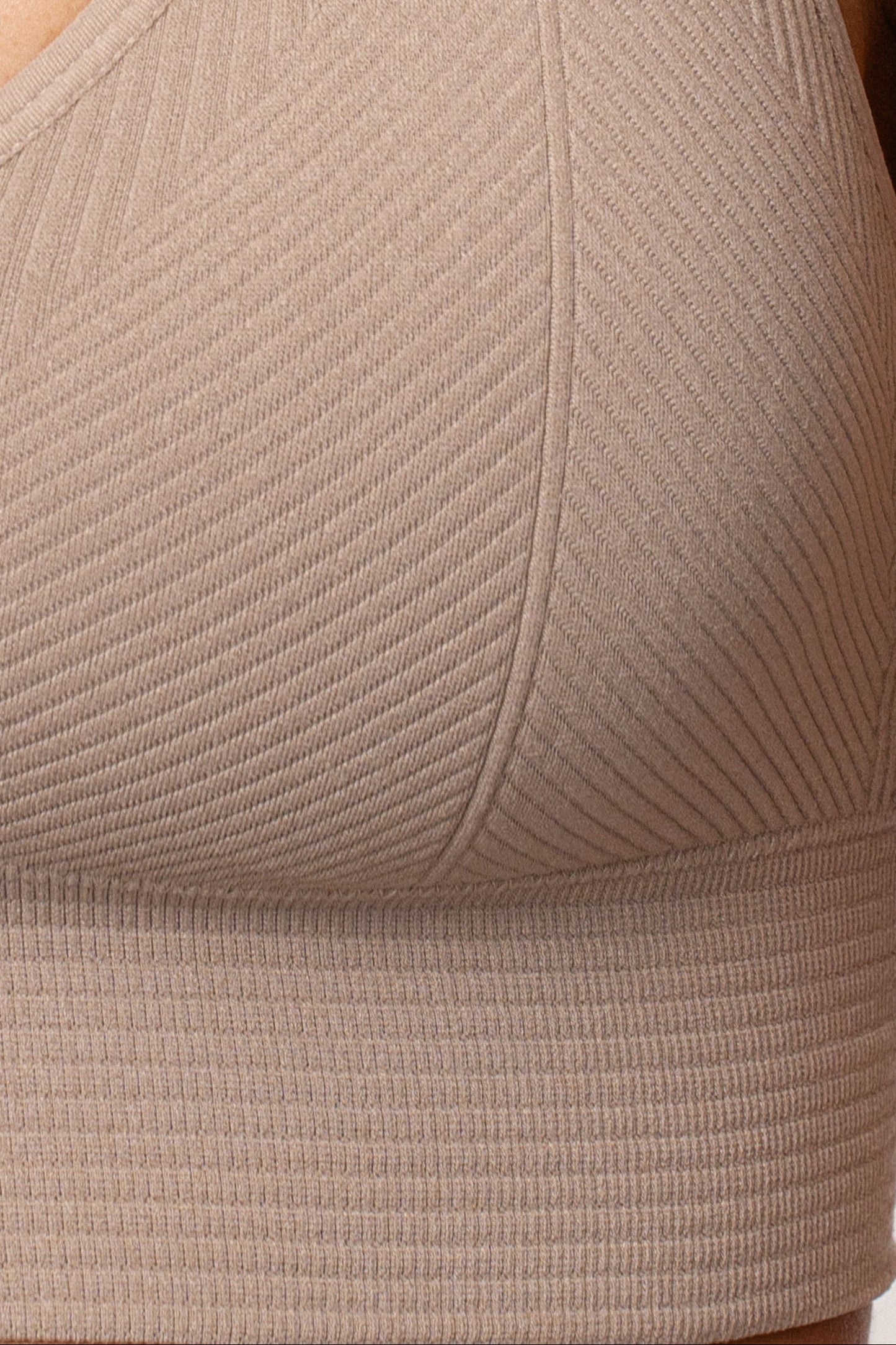 Beige New Flow Active Top JLUXLABEL