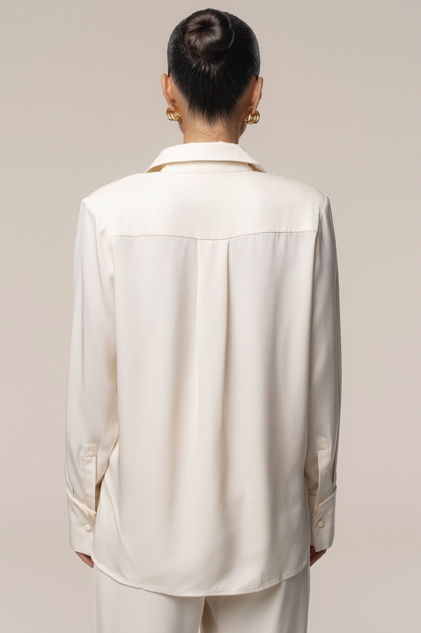 Buttercream Misty Button Up JLUXLABEL