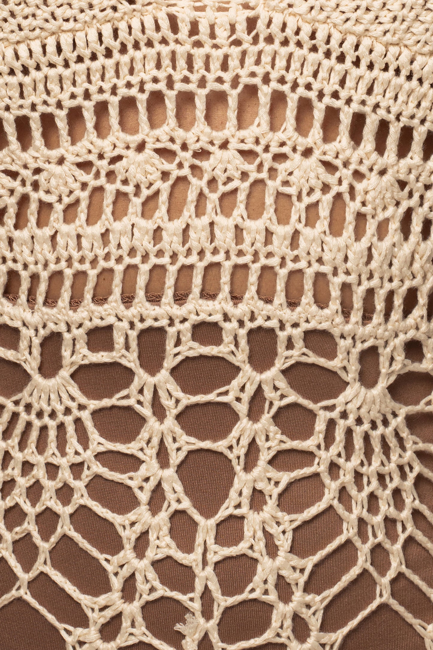 Ivory Great Escape Crochet Maxi Dress JLUXLABEL