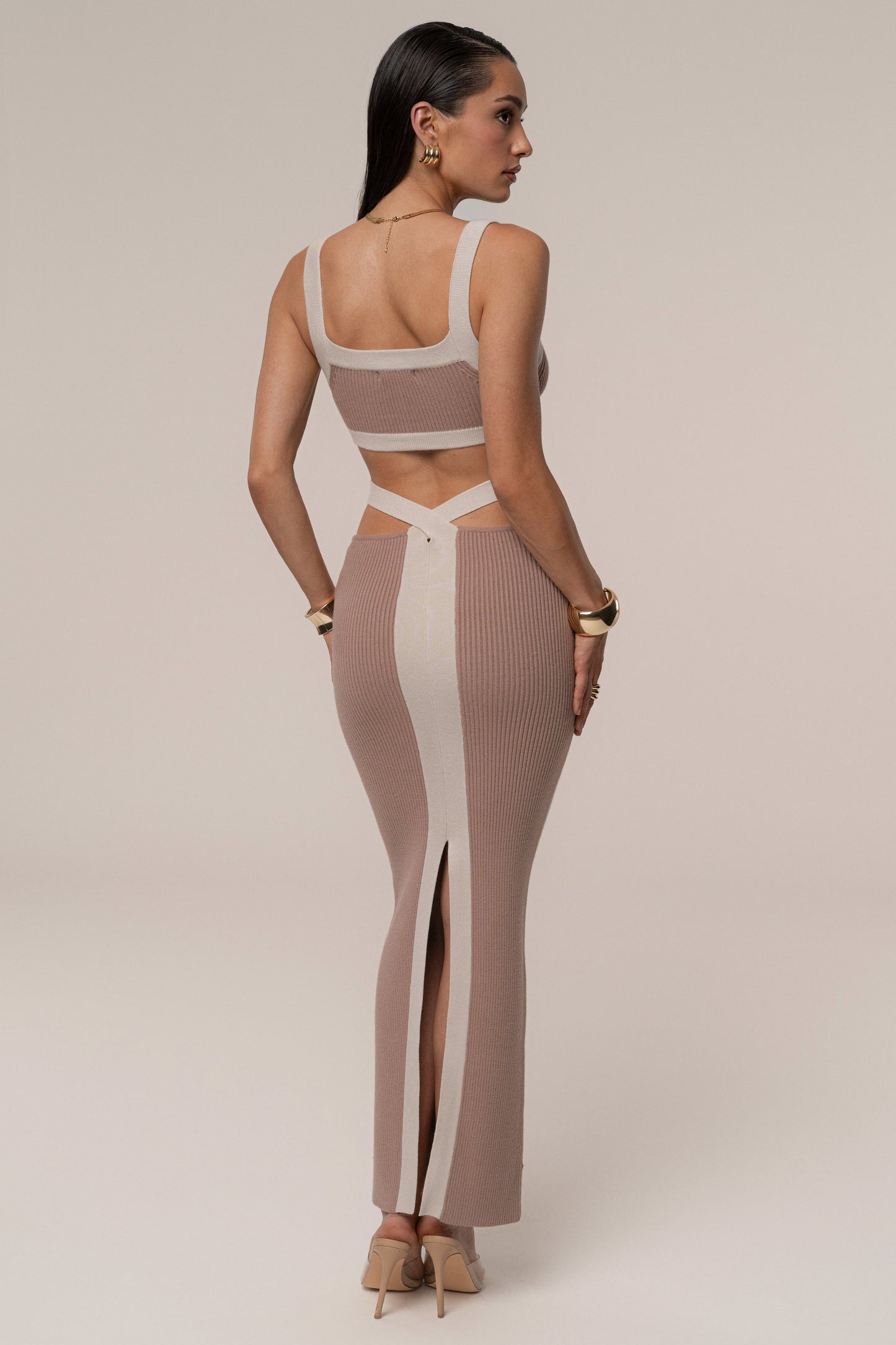 Mocha/Milk Coastal Drift Skirt Set JLUXLABEL