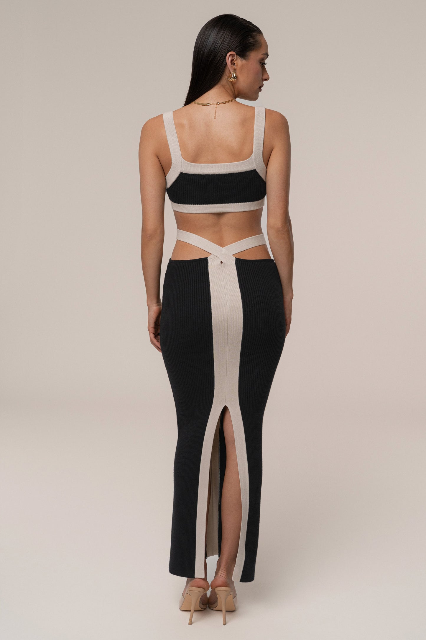Black/Milk Coastal Drift Skirt Set JLUXLABEL