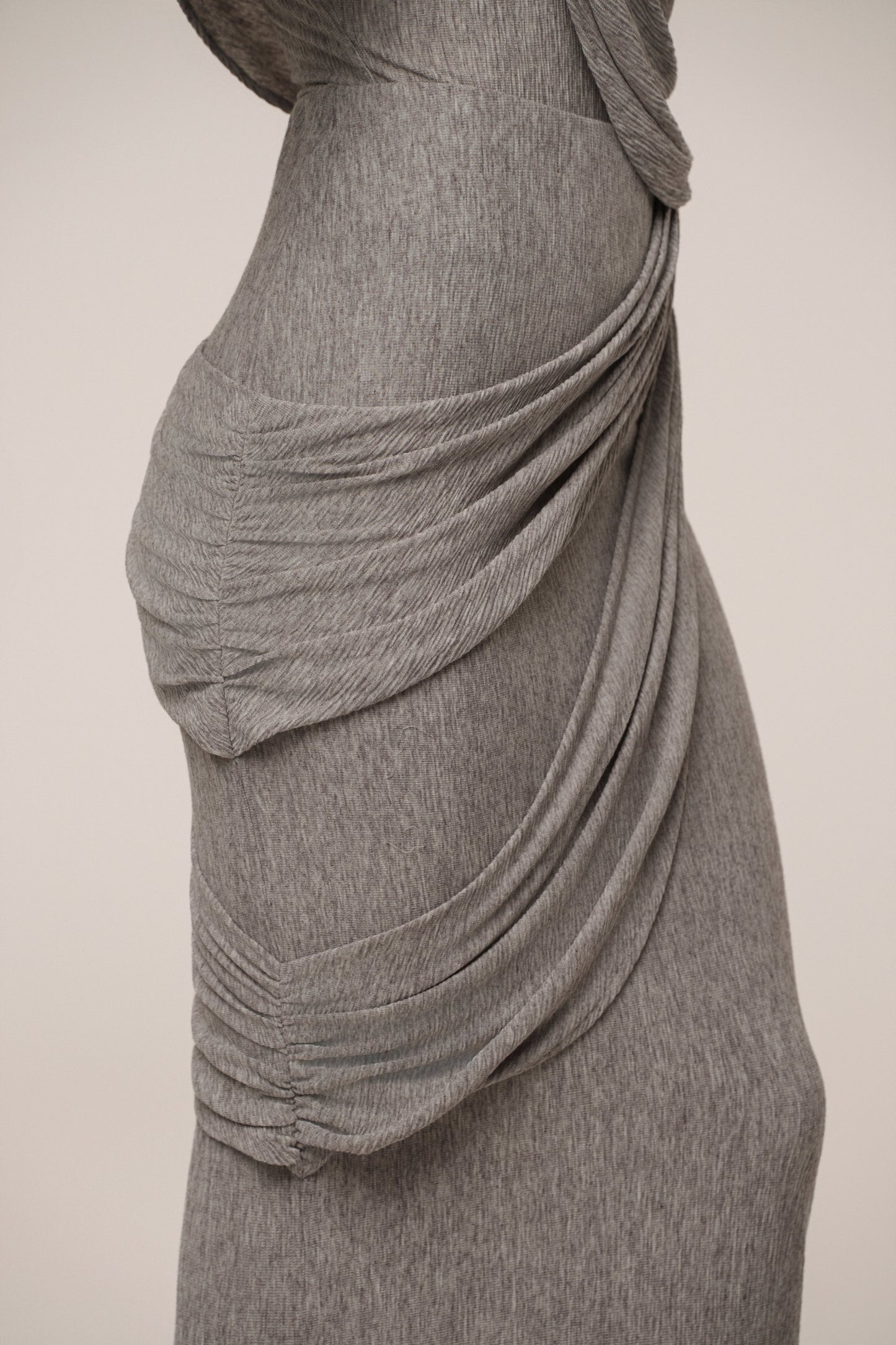 Grey Paradise Hills Maxi Skirt JLUXLABEL